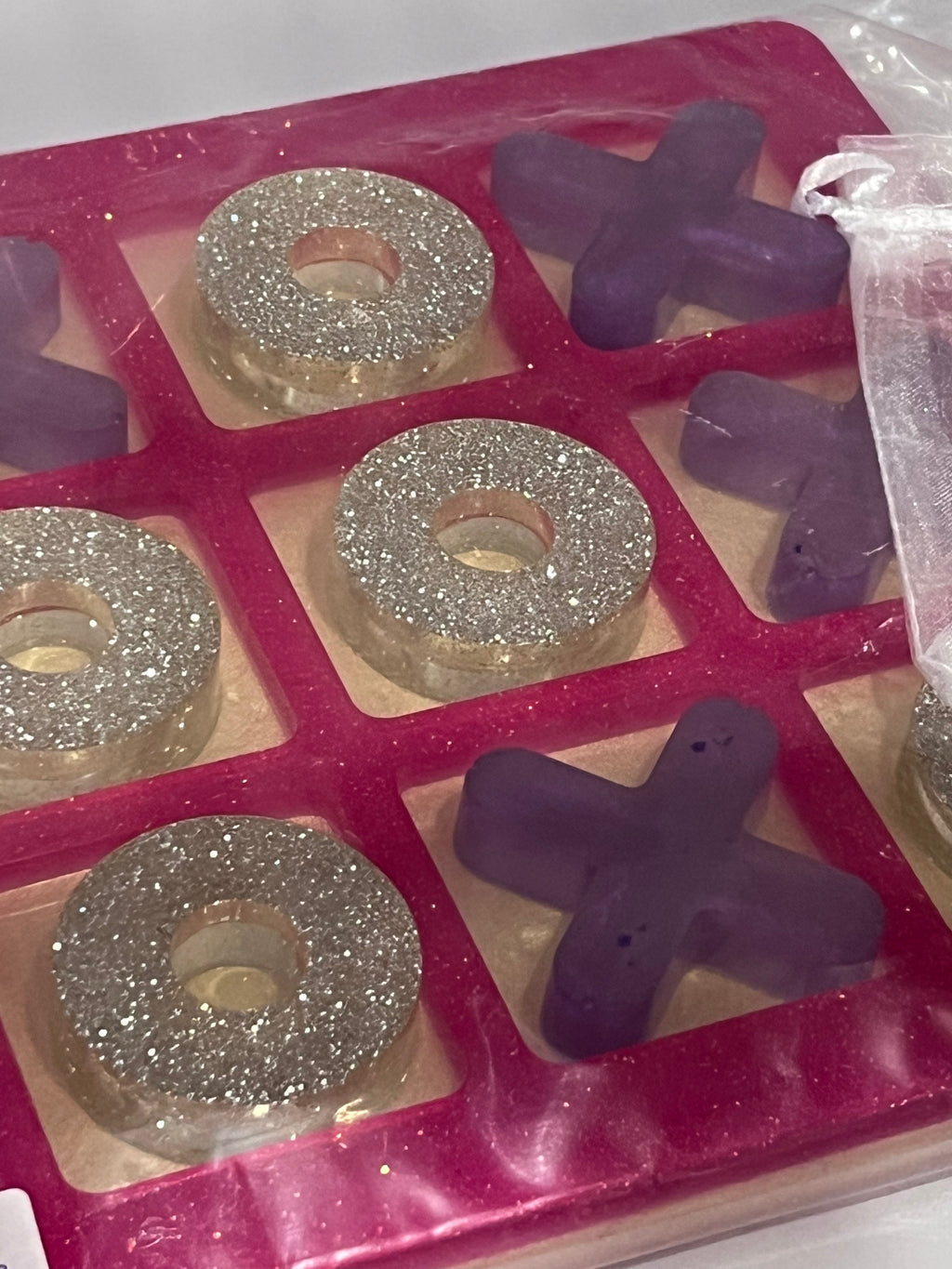 Tic Tac Toe - Pink/Purple/Silver
