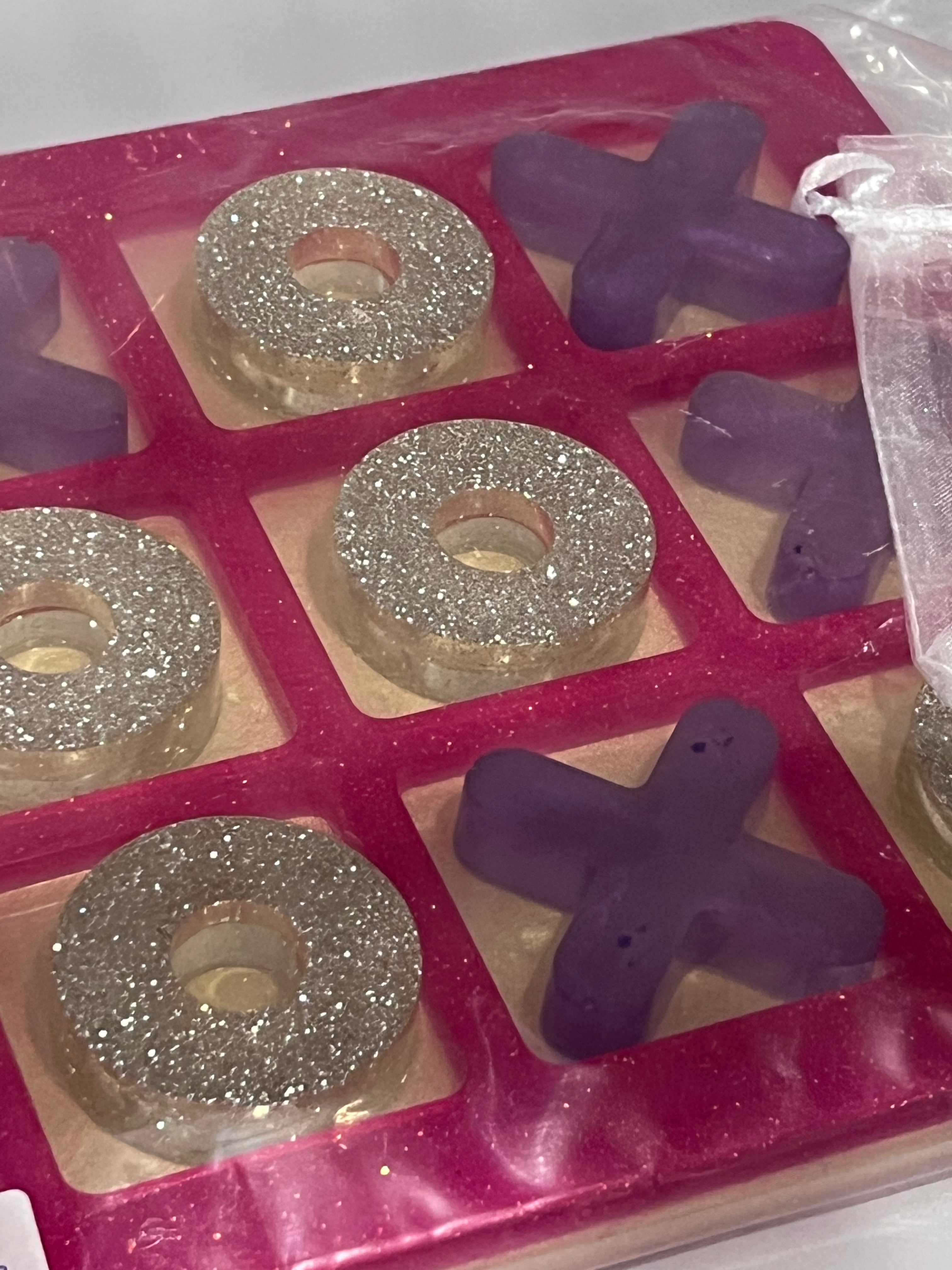 Tic Tac Toe - Pink/Purple/Silver