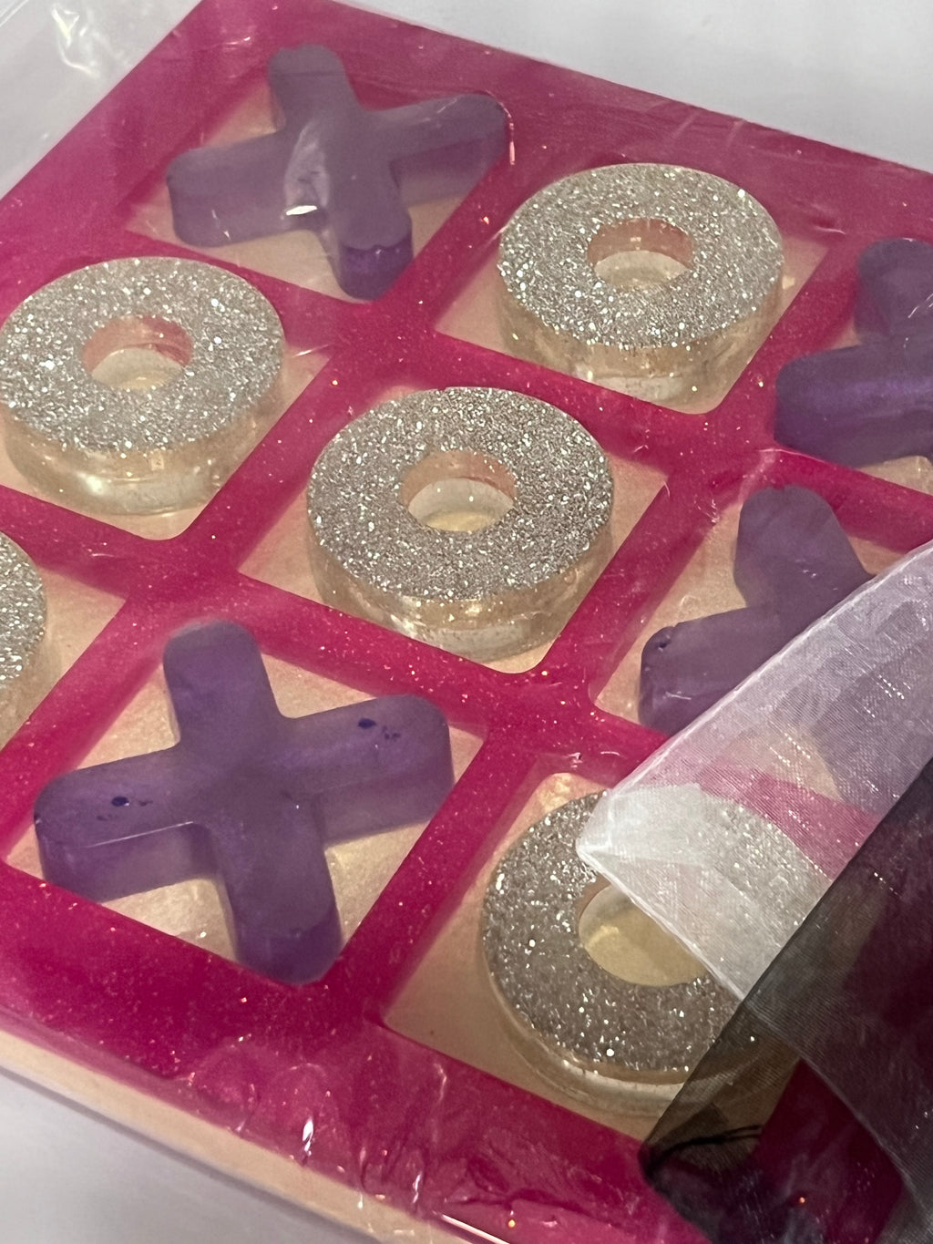 Tic Tac Toe - Pink/Purple/Silver