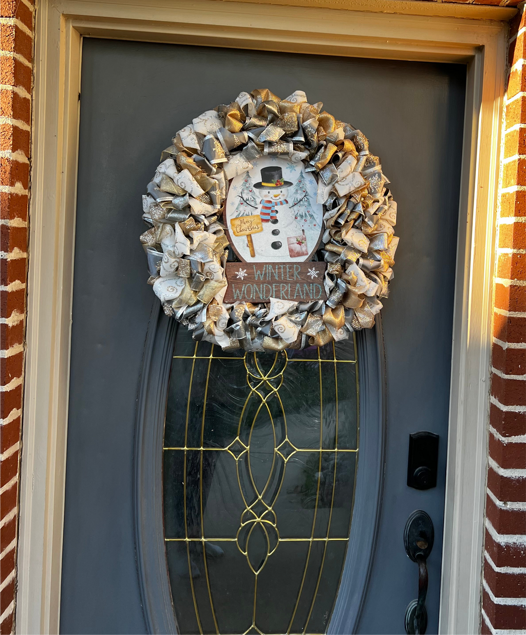Wreath - Winter Wonderland Snowman