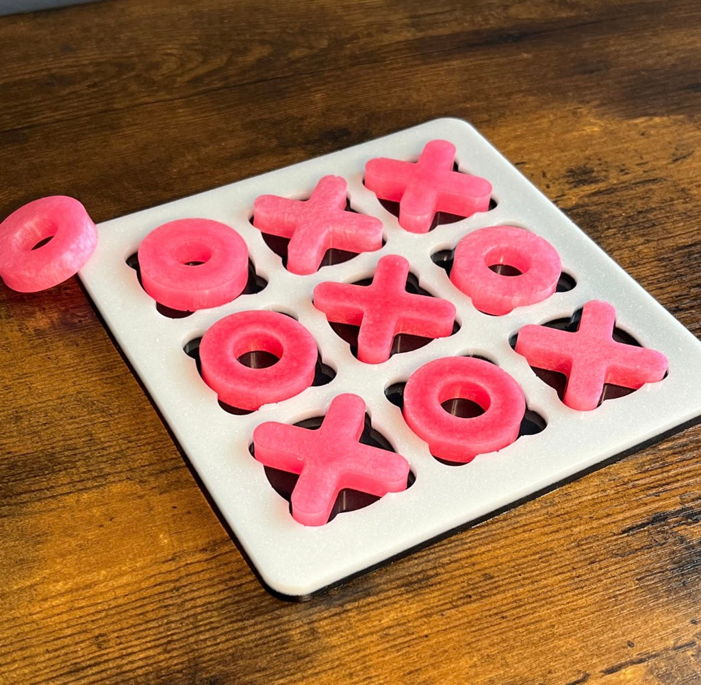 Tic Tac Toe - Pink/Black/White