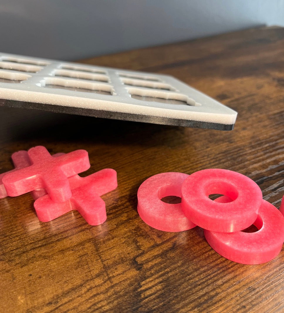Tic Tac Toe - Pink/Black/White