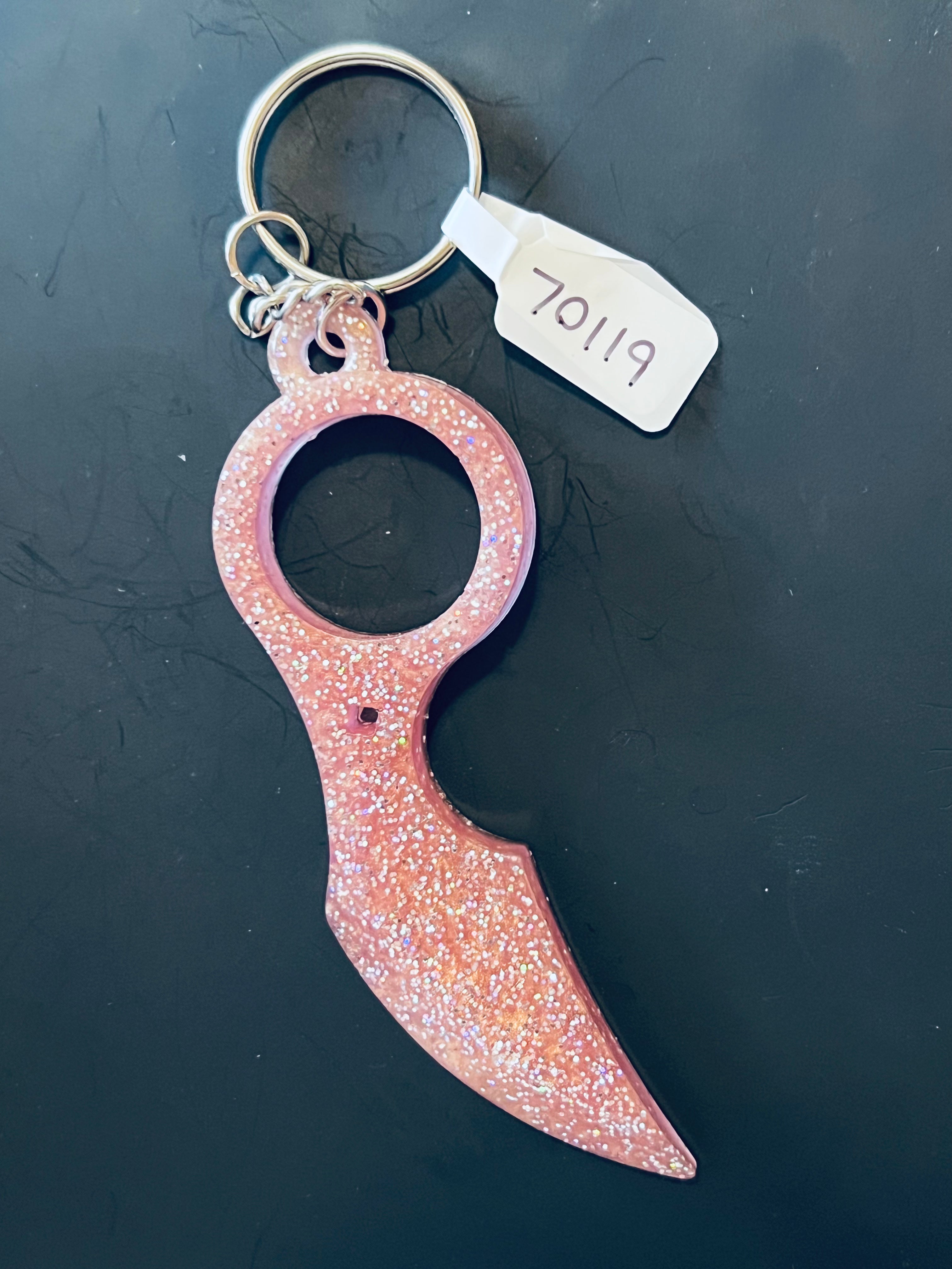 Handmade Resin “Protection” Keychains