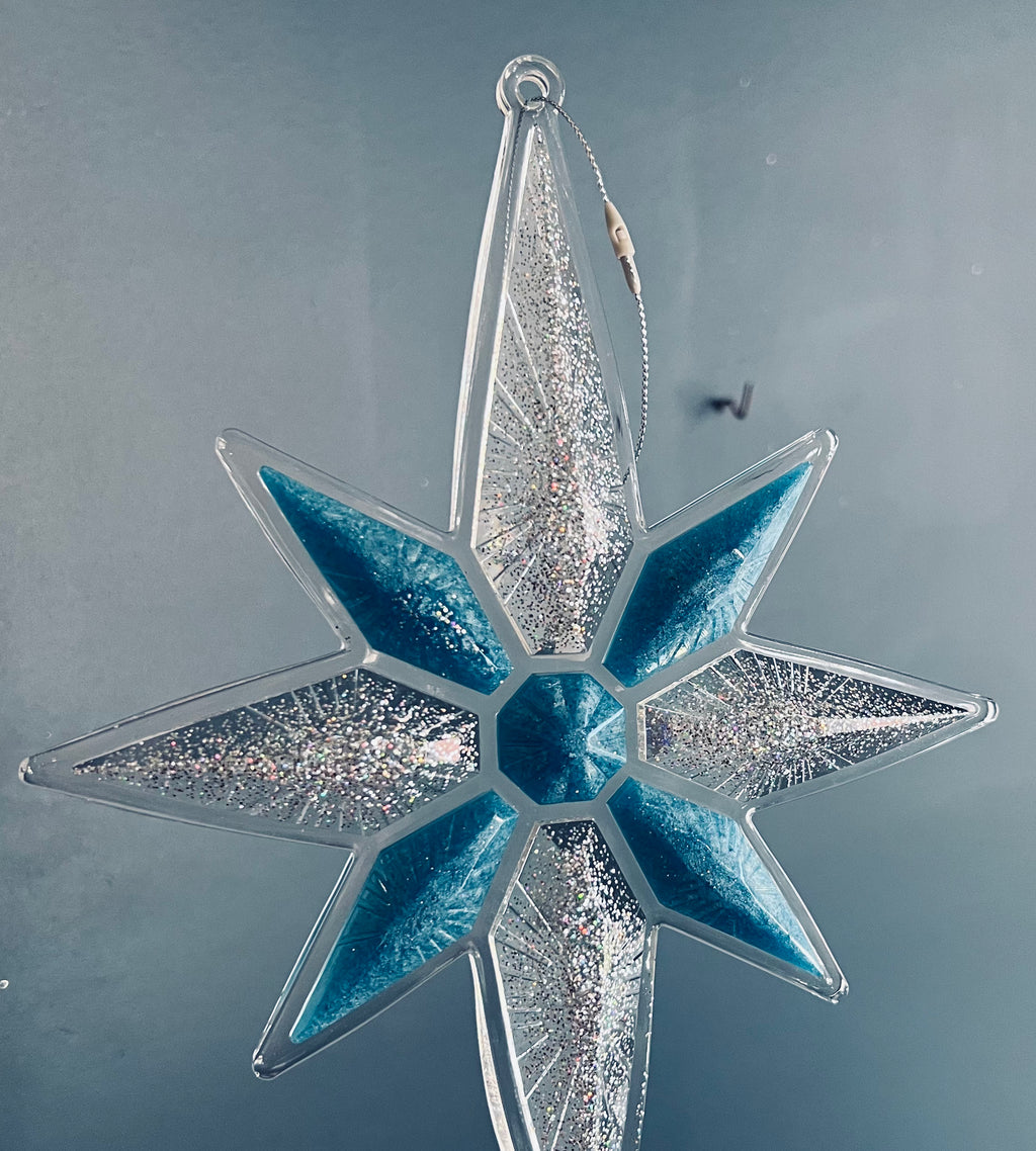 Handmade Resin Star Wall Decor
