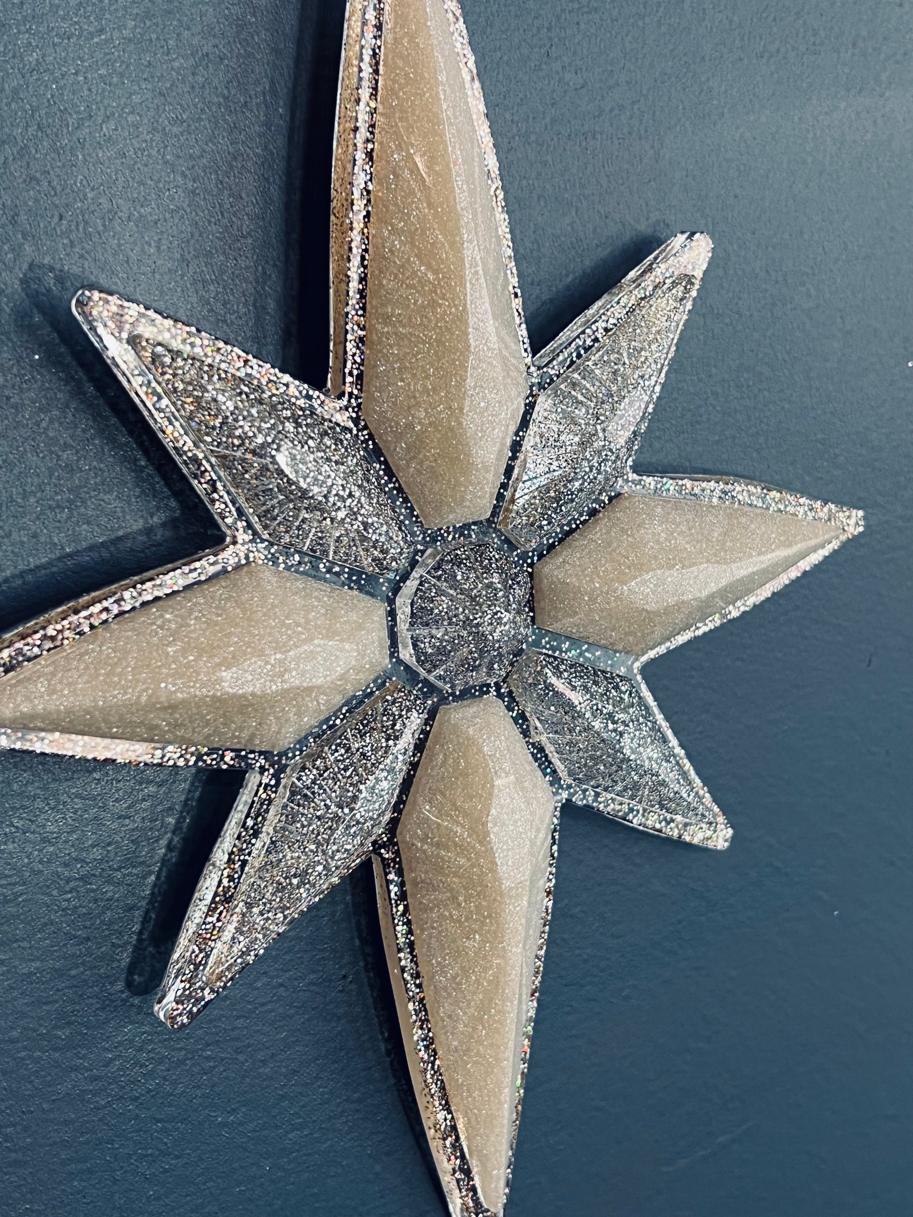 Handmade Resin Star Wall Decor