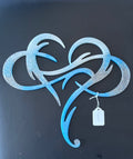 Layered Heart Wall Art
