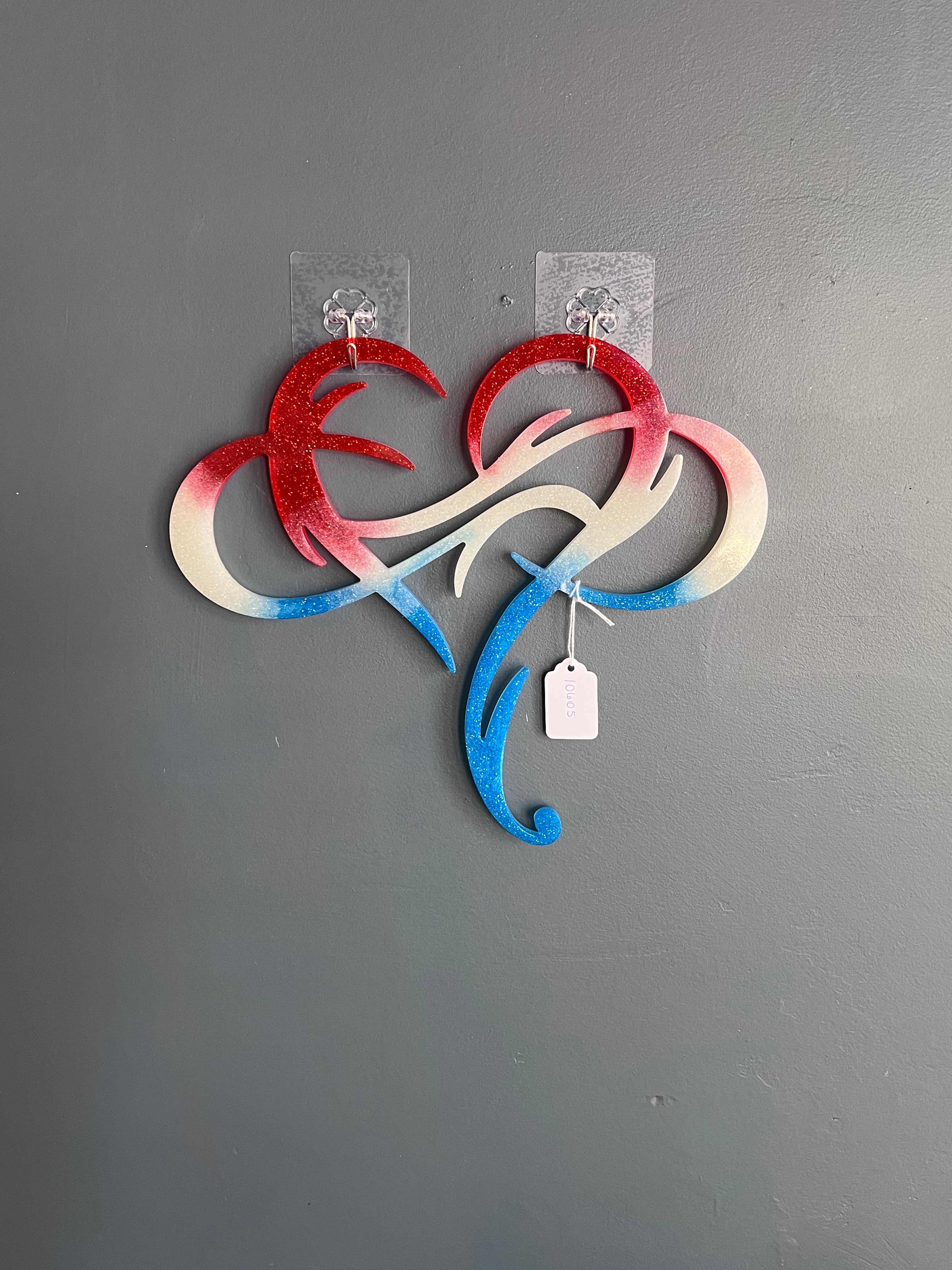 Layered Heart Wall Art