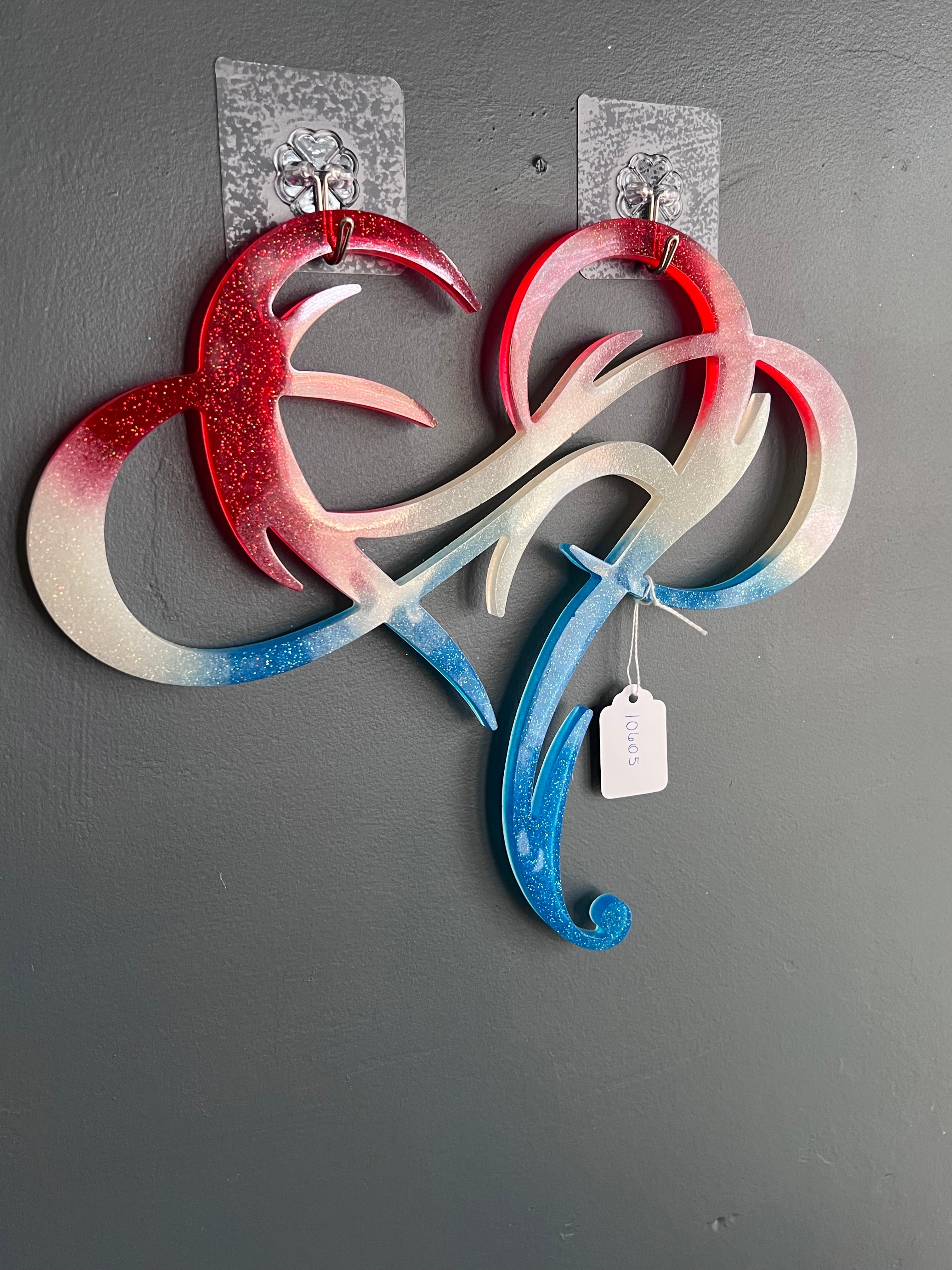 Layered Heart Wall Art