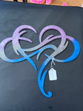 Layered Heart Wall Art