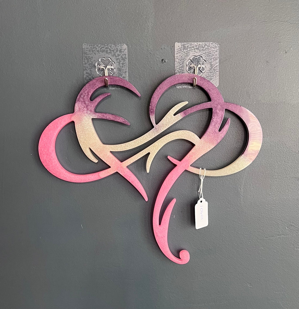 Layered Heart Wall Art