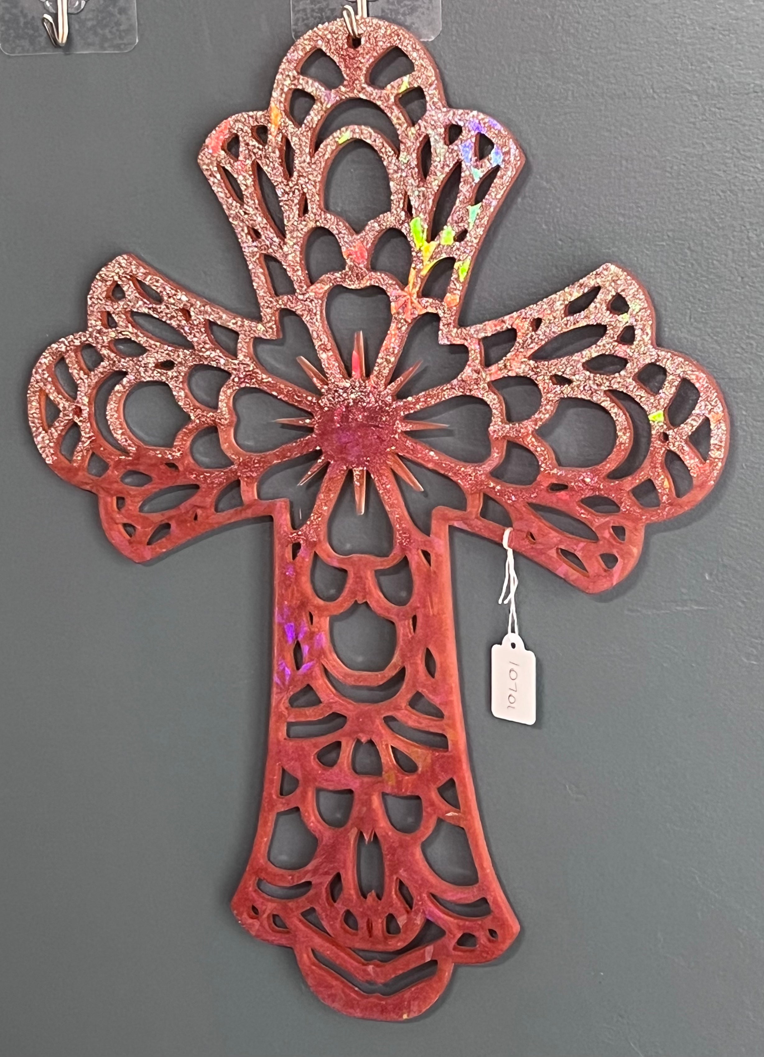 Holographic Resin Cross