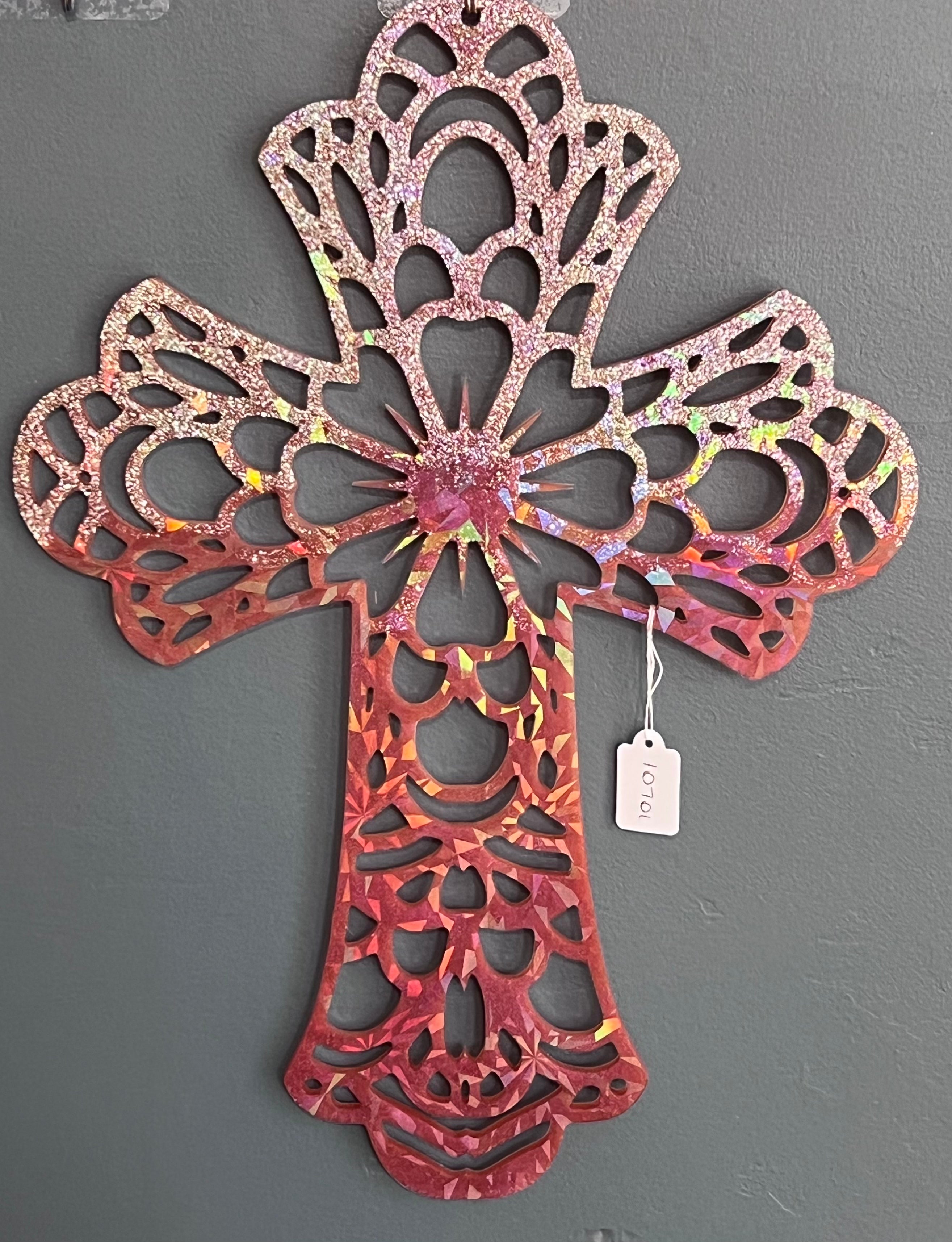 Holographic Resin Cross