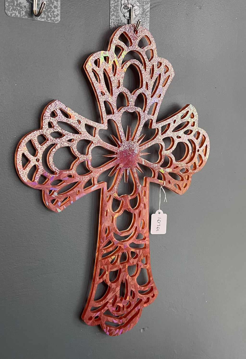 Holographic Resin Cross