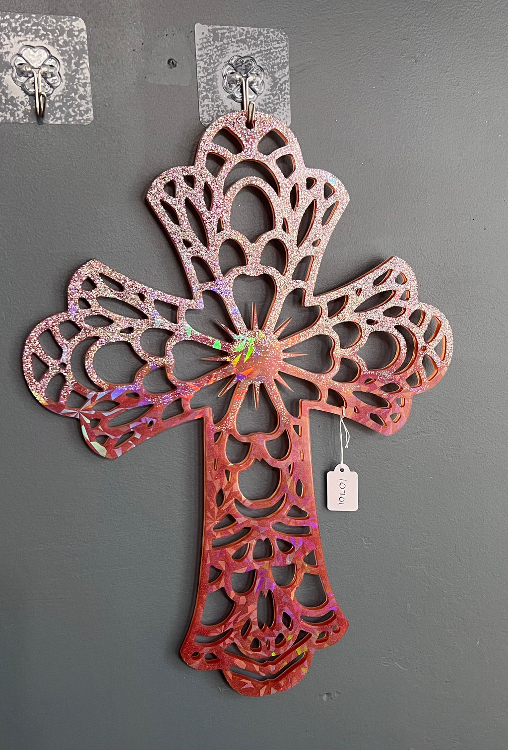 Holographic Resin Cross