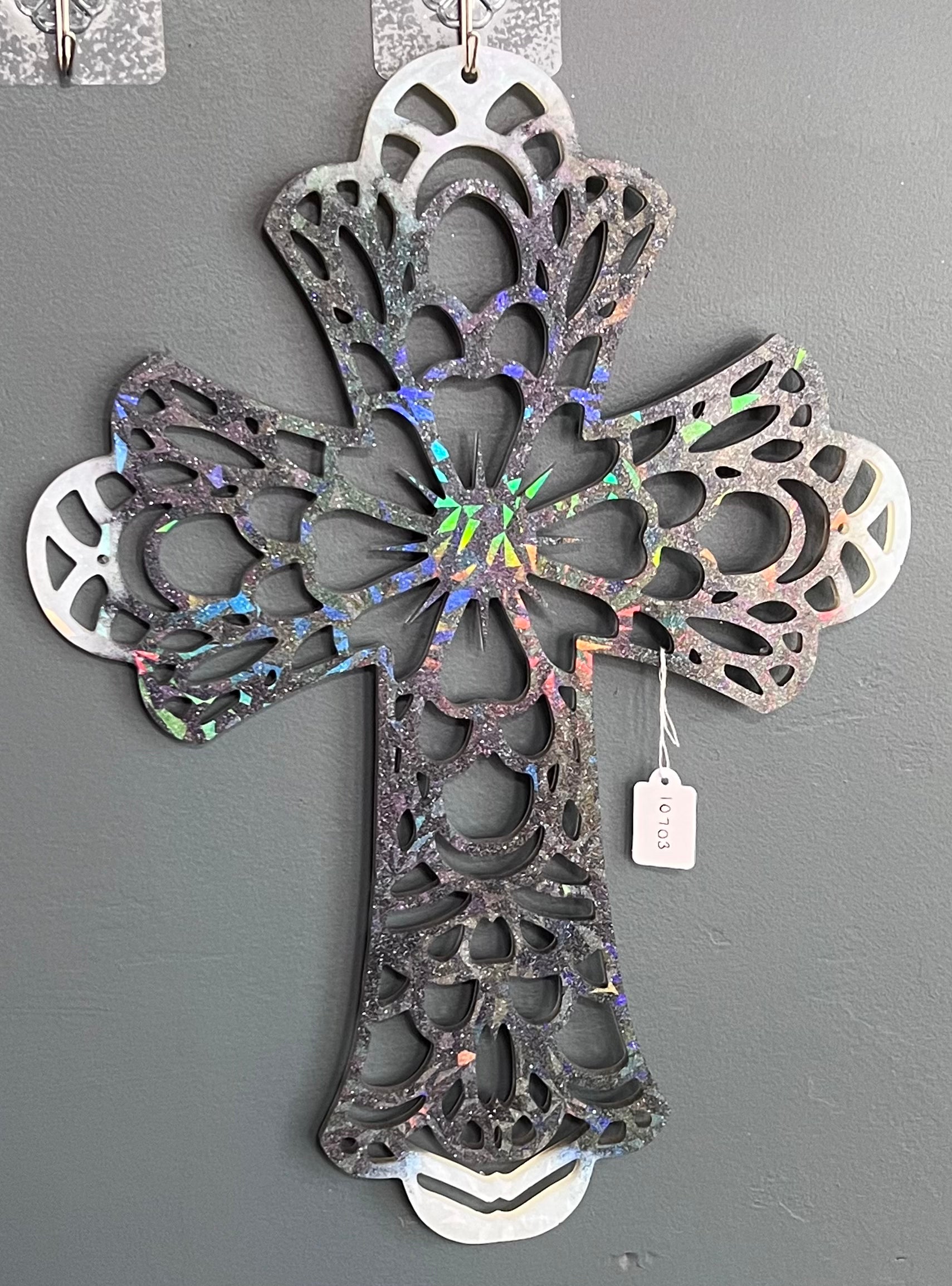 Holographic Resin Cross