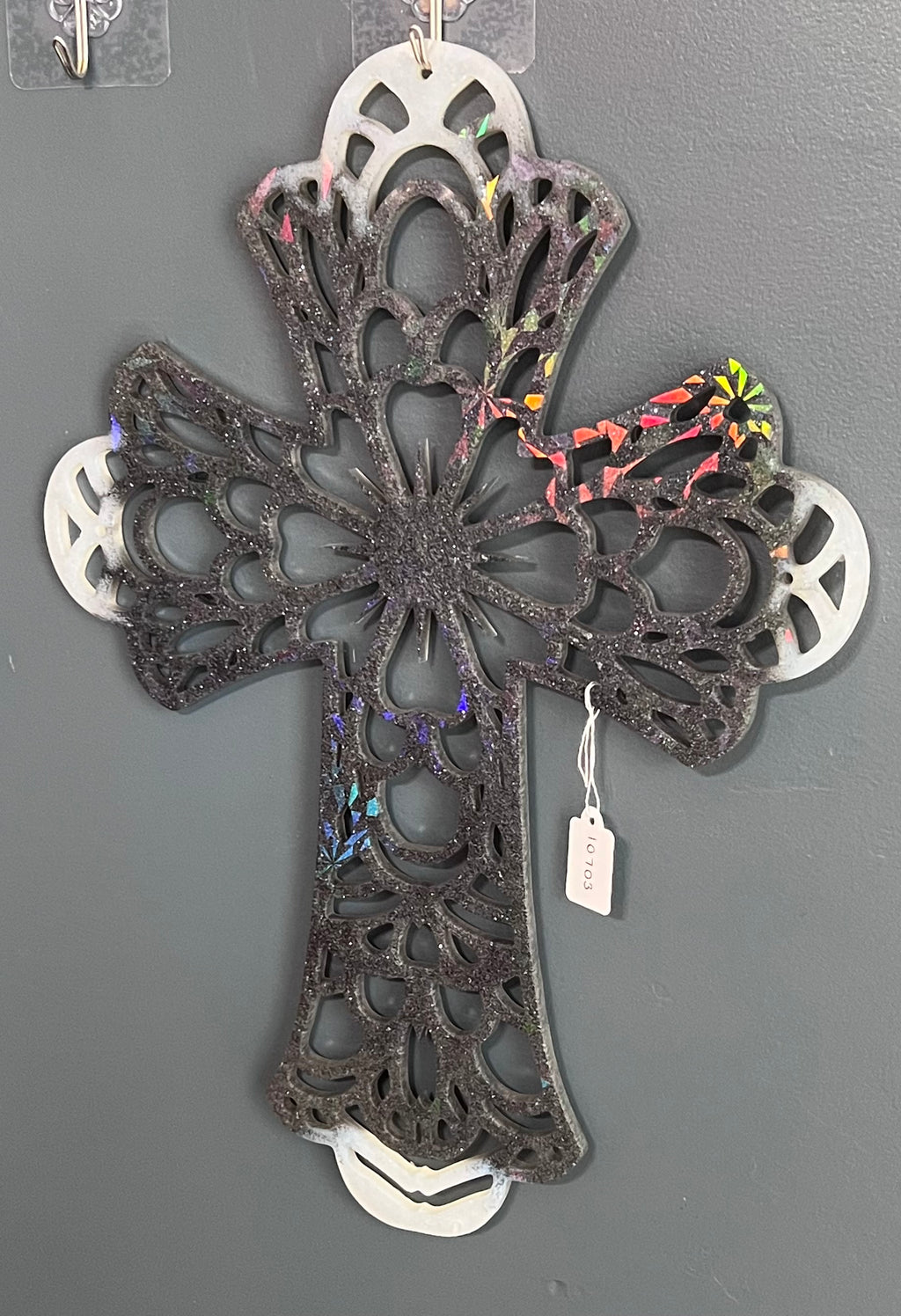 Holographic Resin Cross
