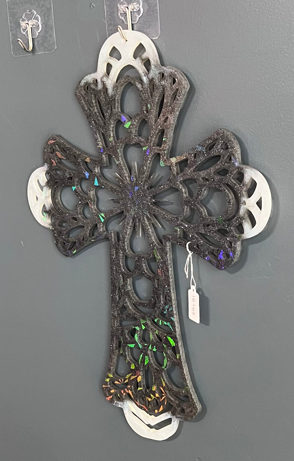 Holographic Resin Cross