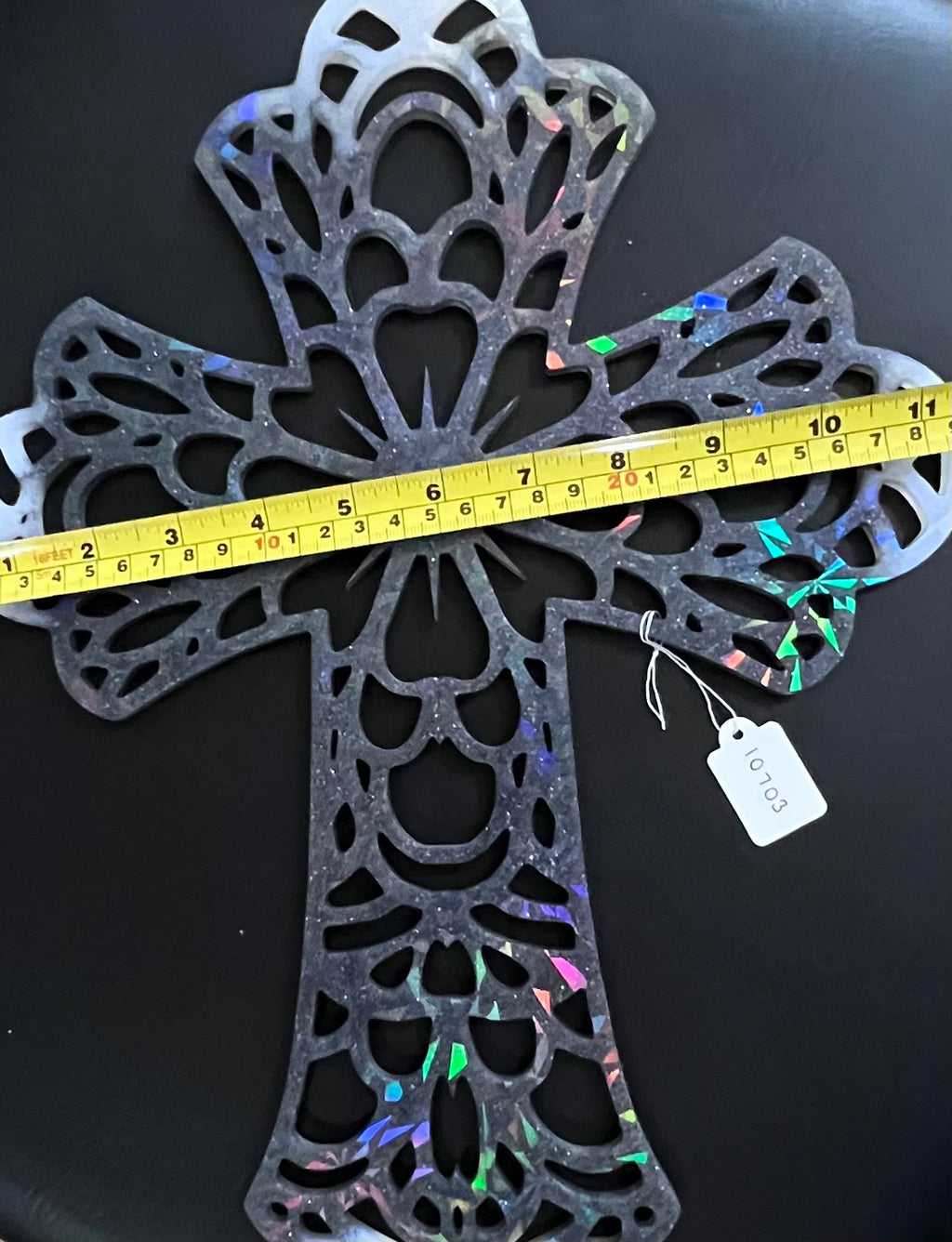Holographic Resin Cross