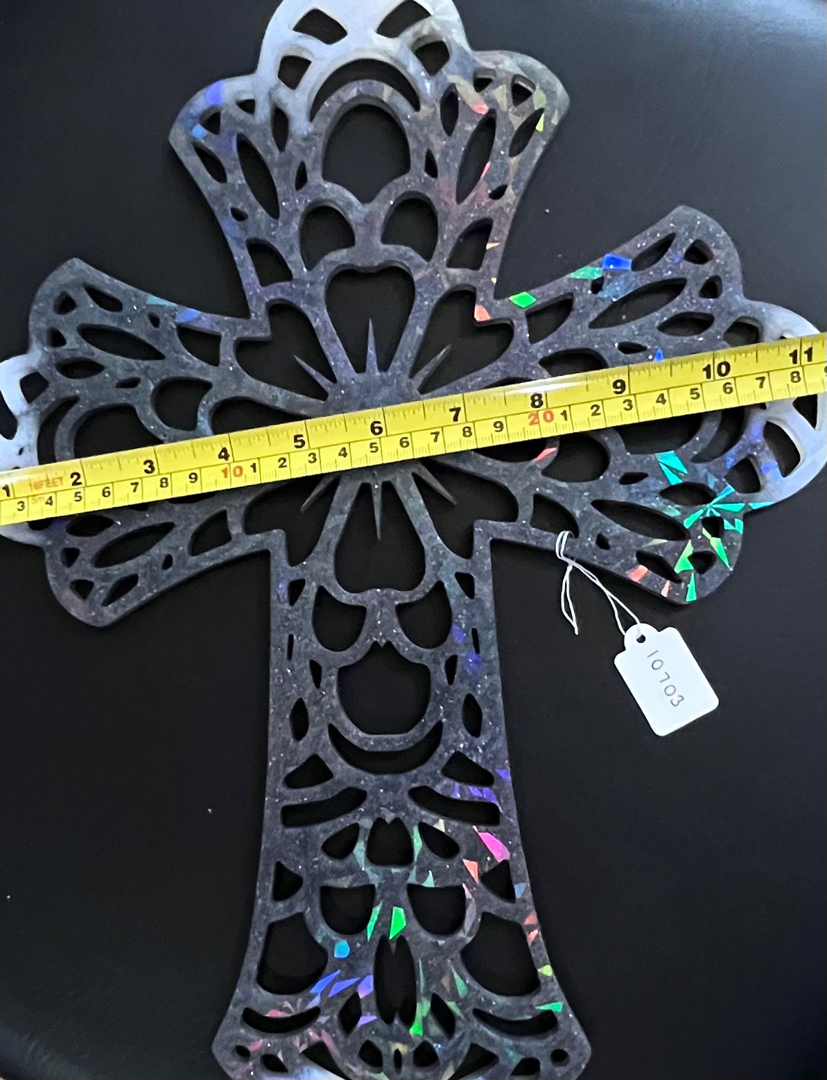 Holographic Resin Cross