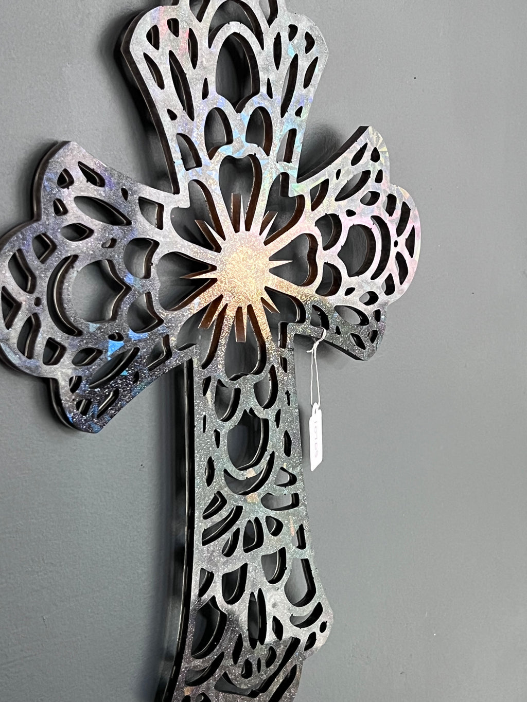 Holographic Resin Cross