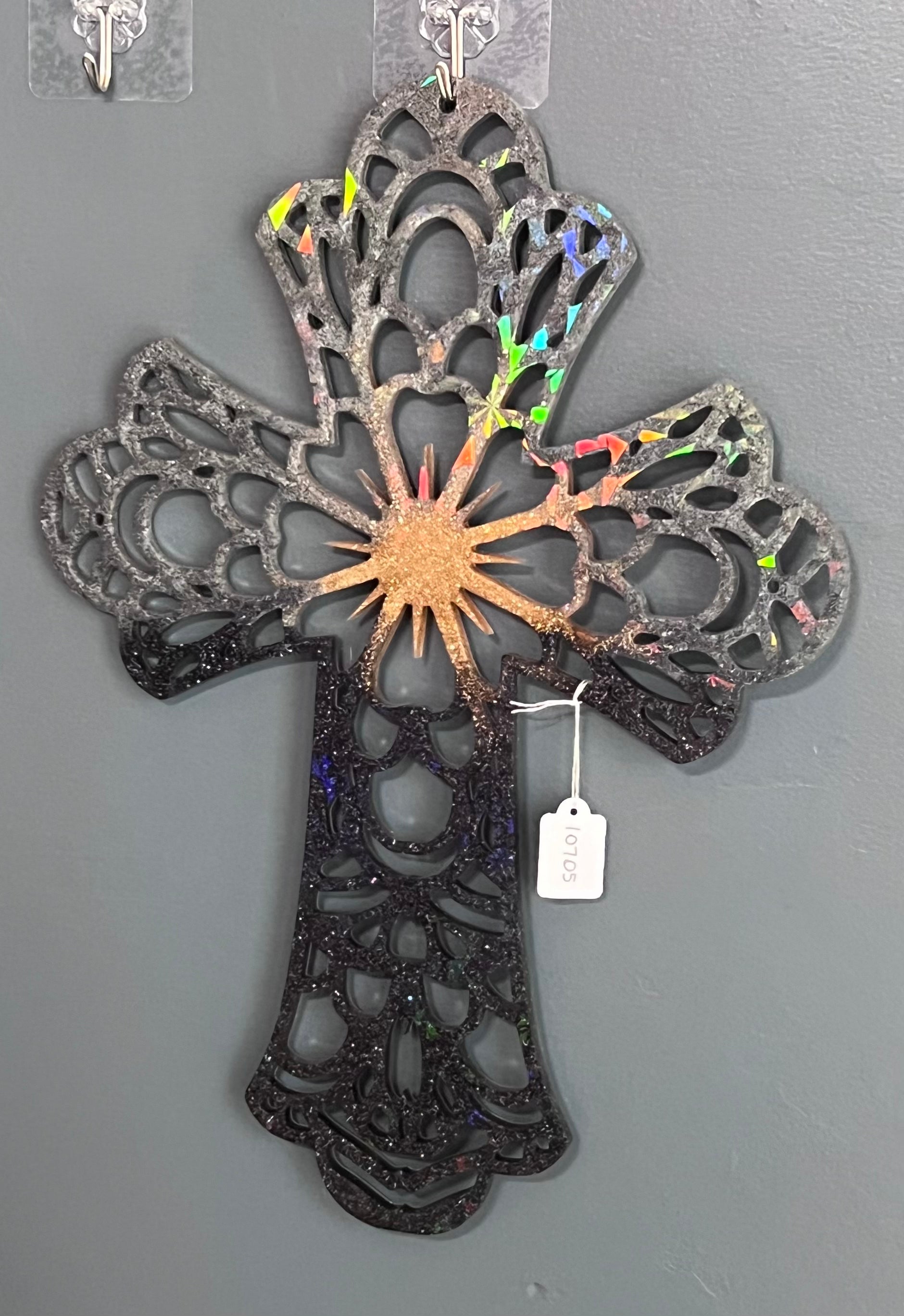 Holographic Resin Cross