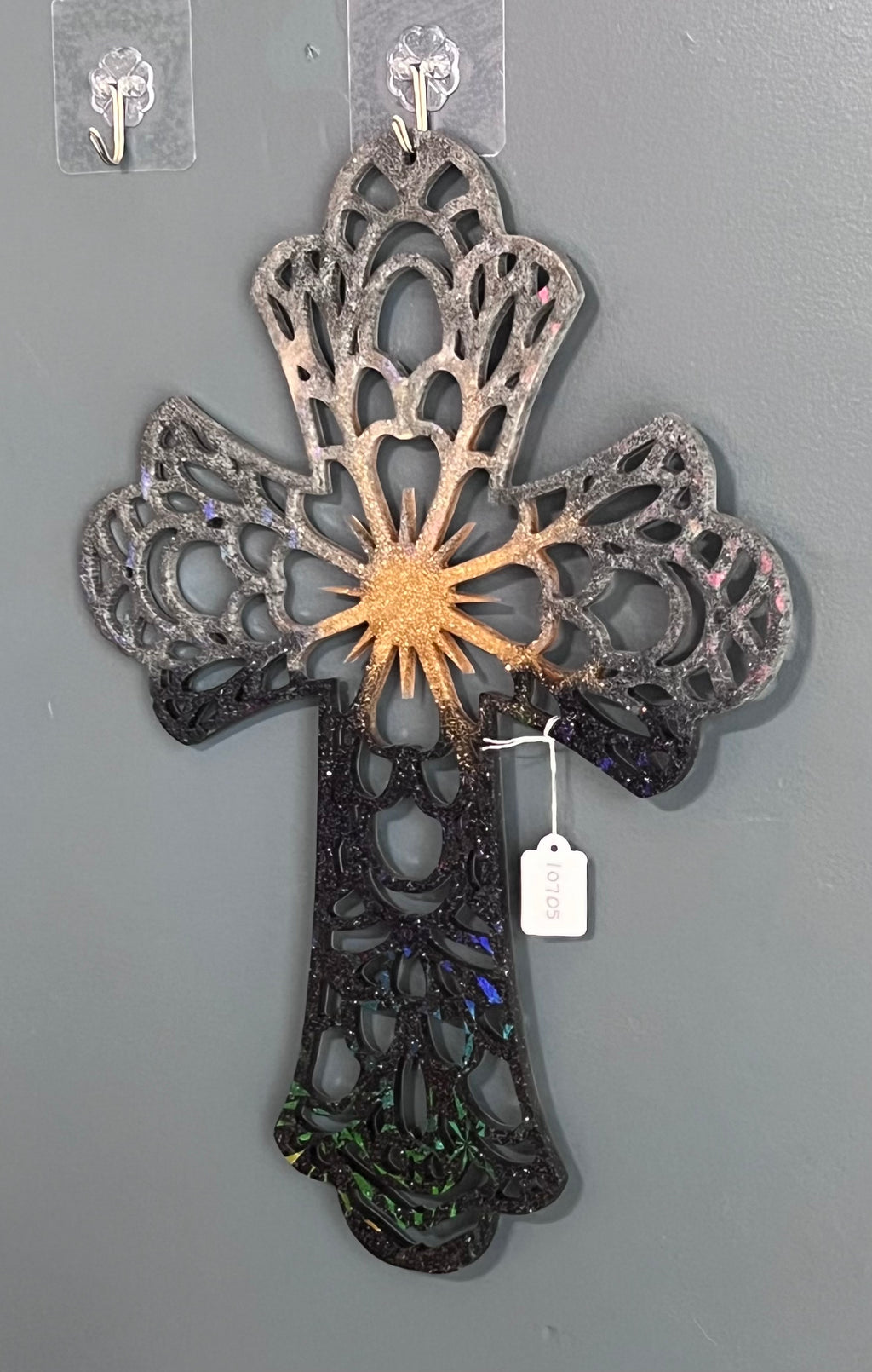 Holographic Resin Cross
