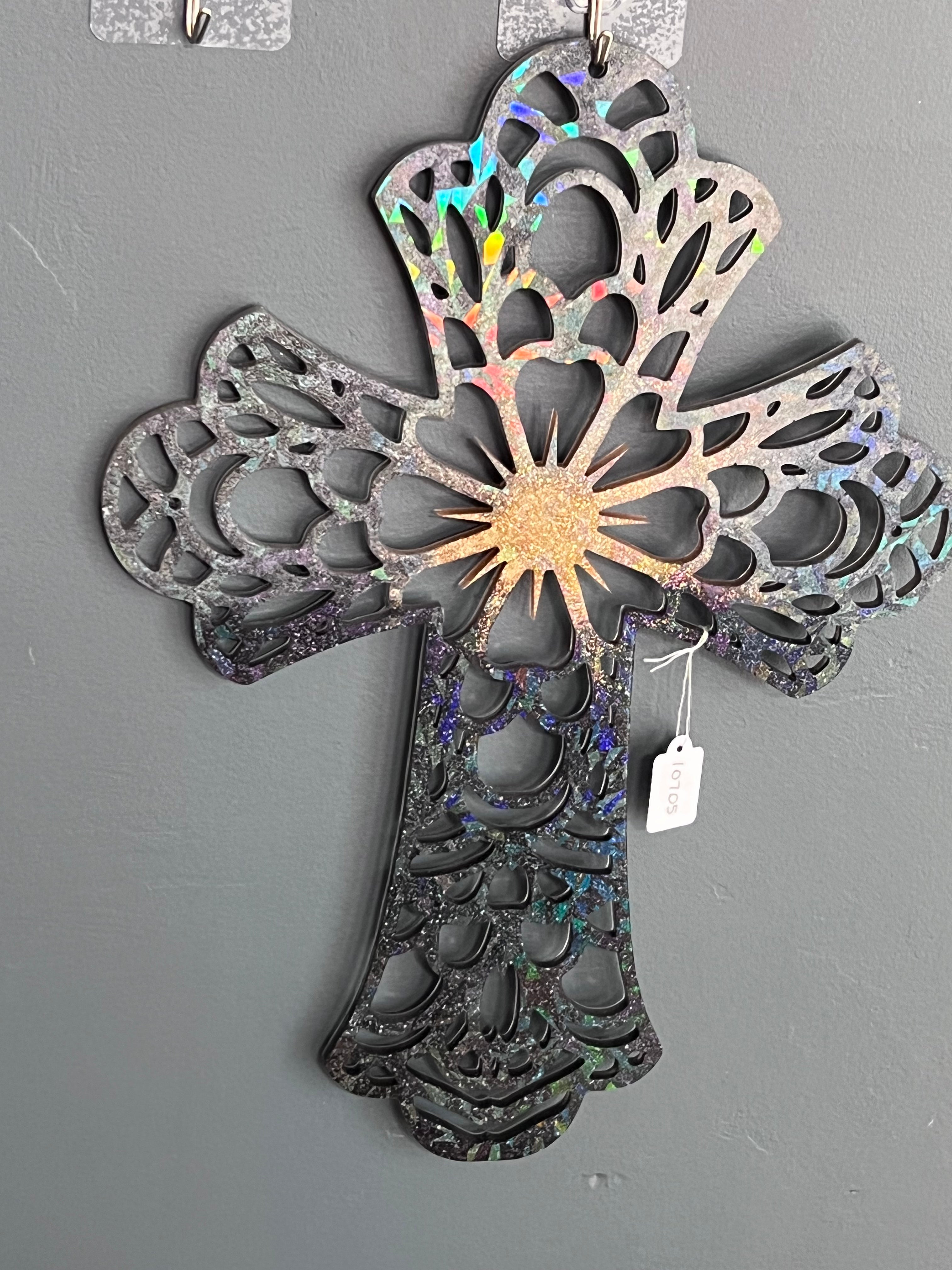 Holographic Resin Cross