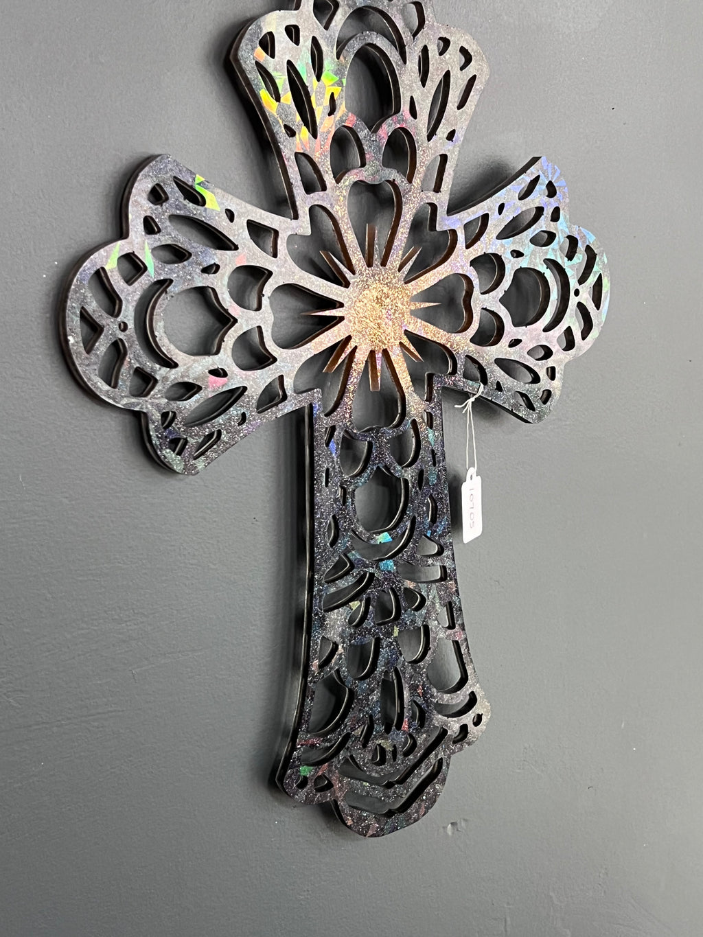Holographic Resin Cross