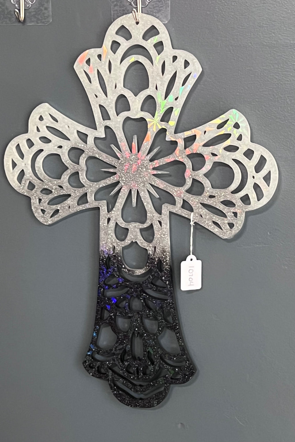 Holographic Resin Cross