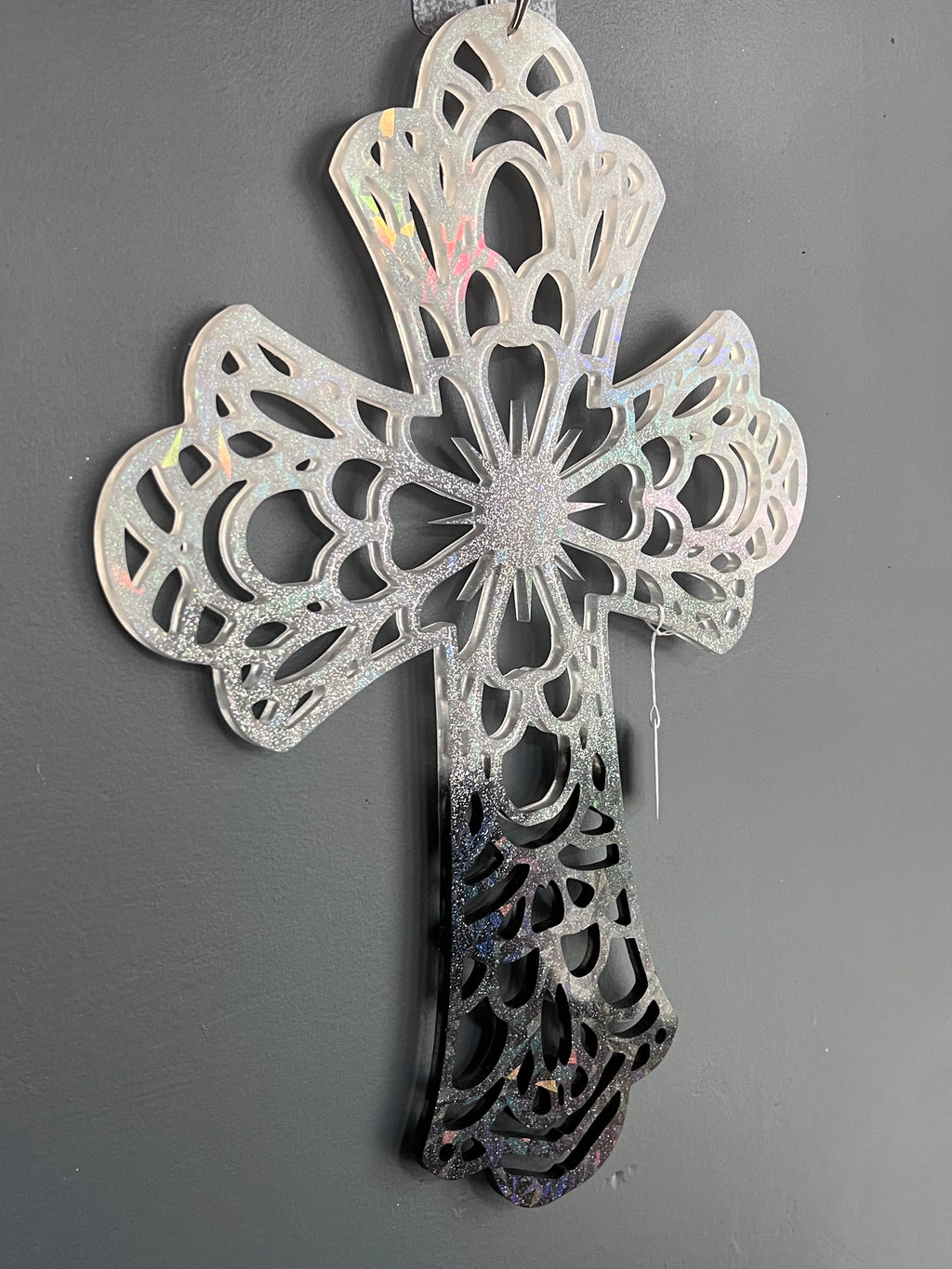 Holographic Resin Cross