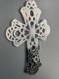 Holographic Resin Cross