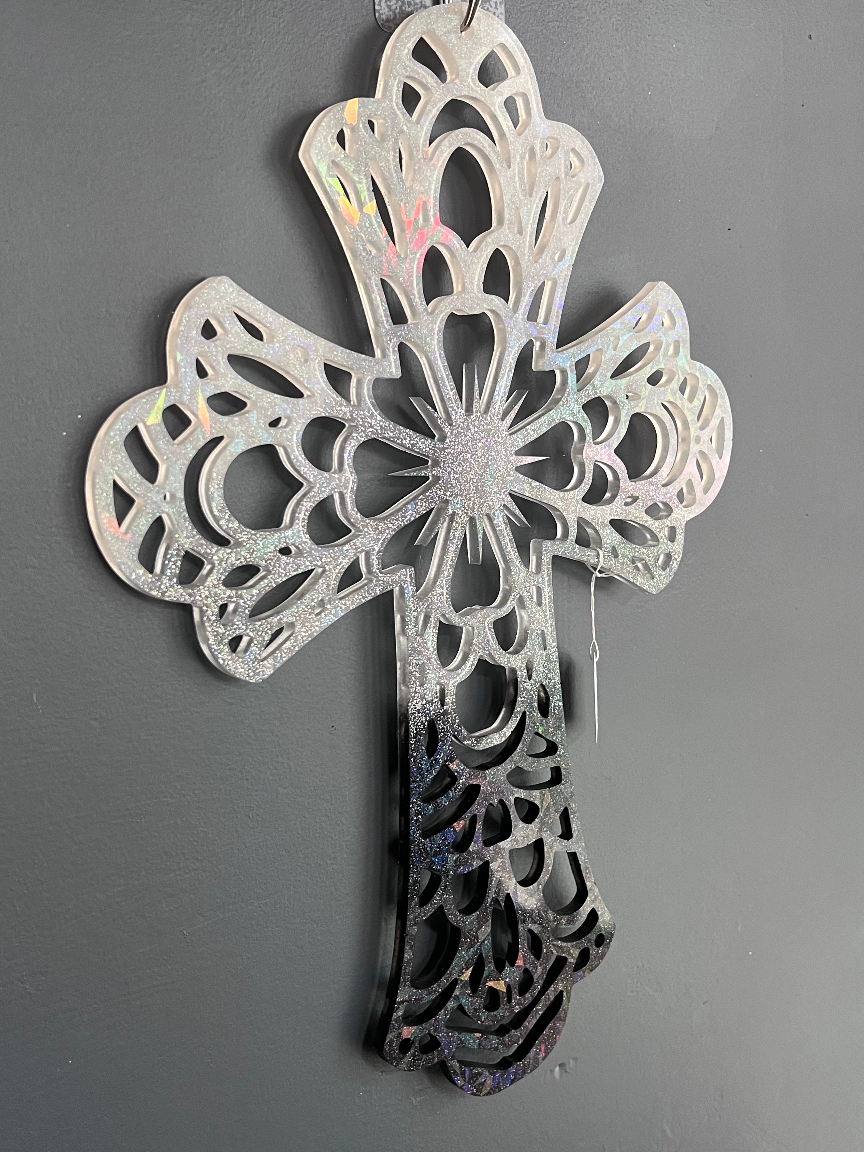 Holographic Resin Cross