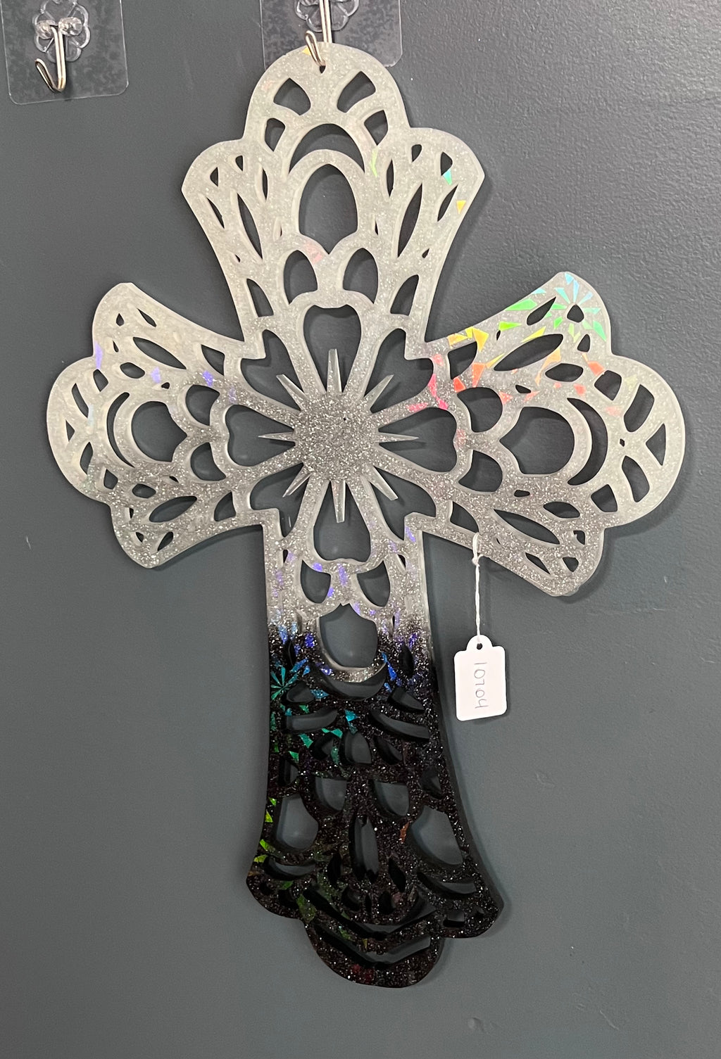 Holographic Resin Cross
