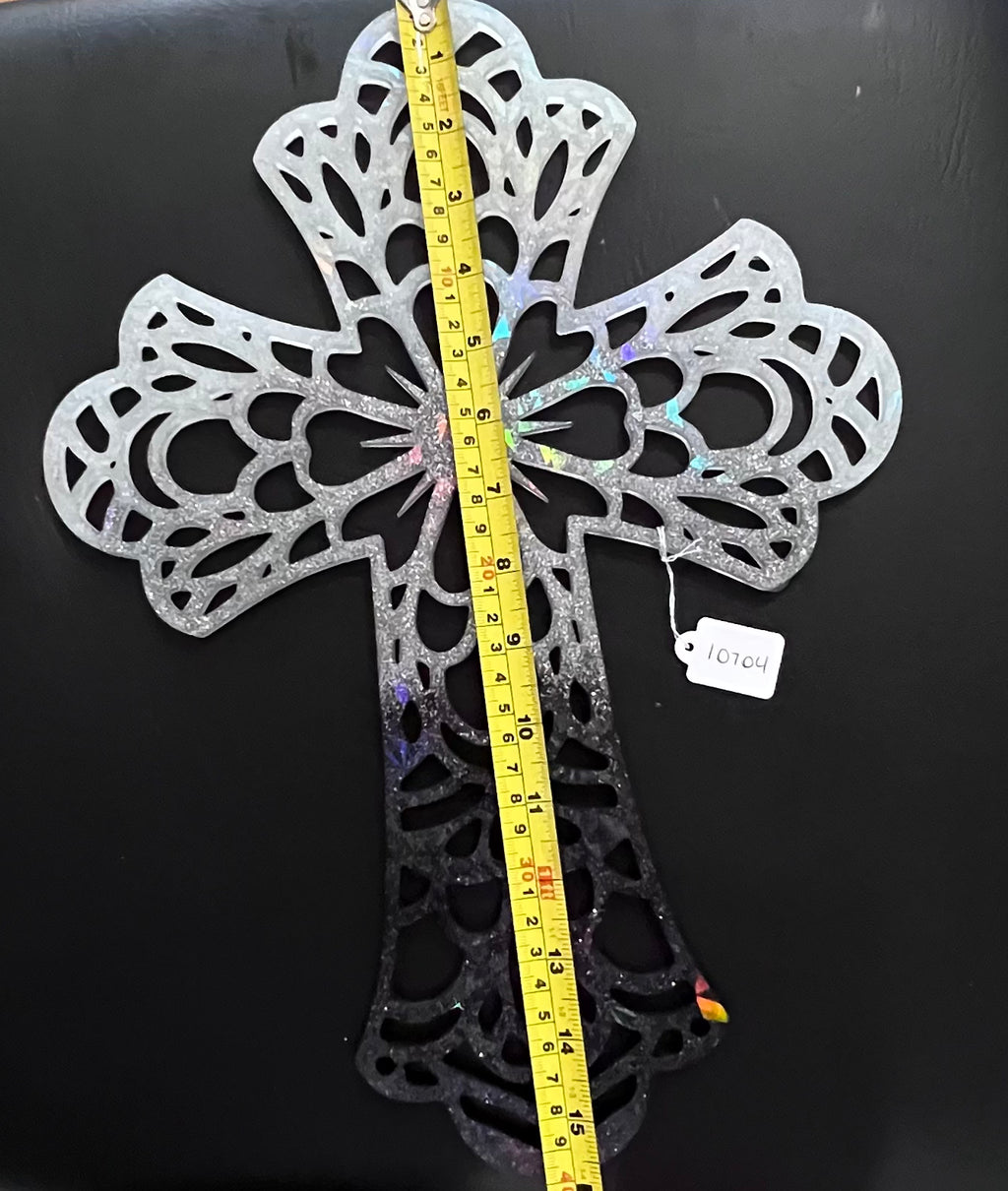 Holographic Resin Cross