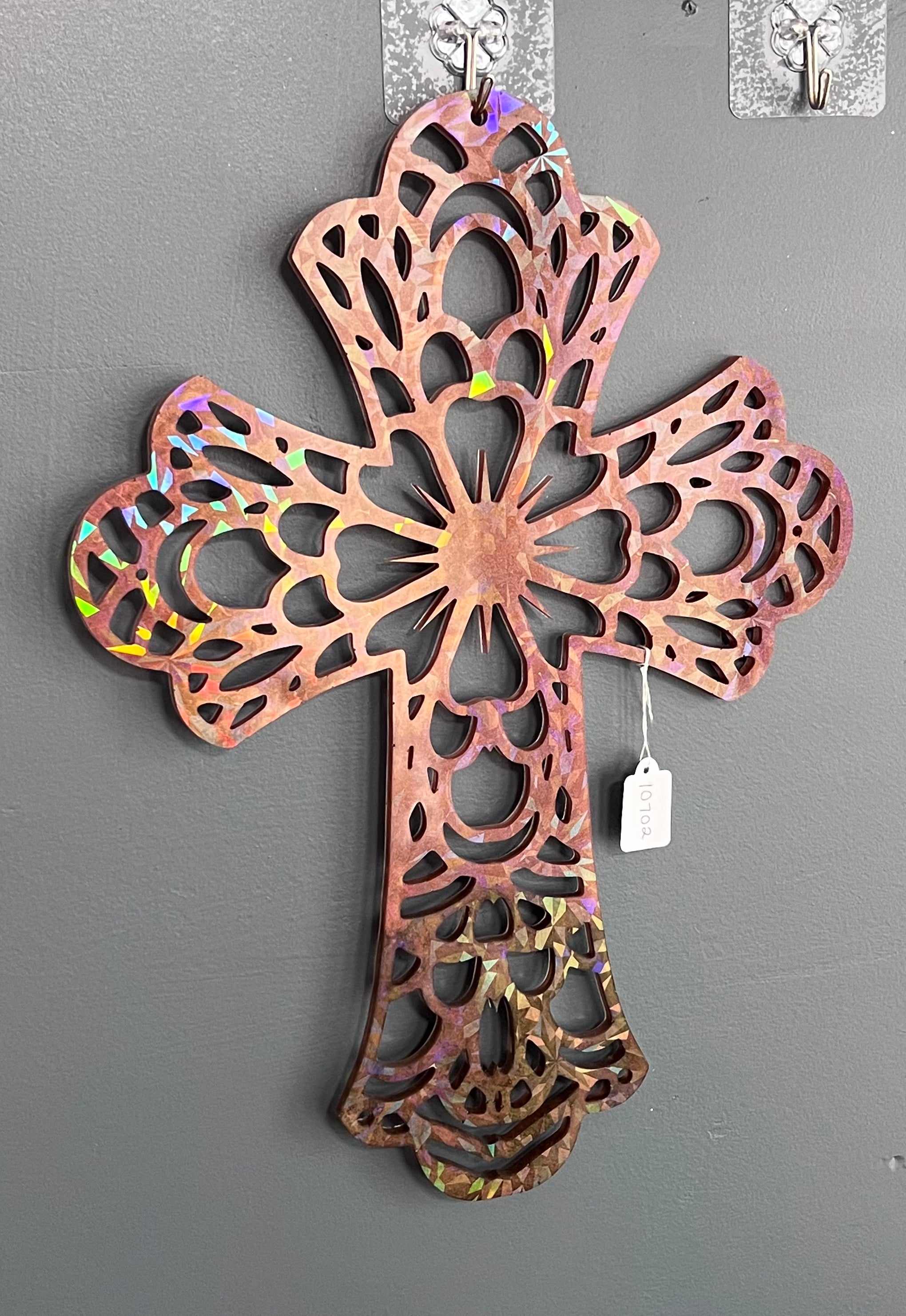Holographic Resin Cross