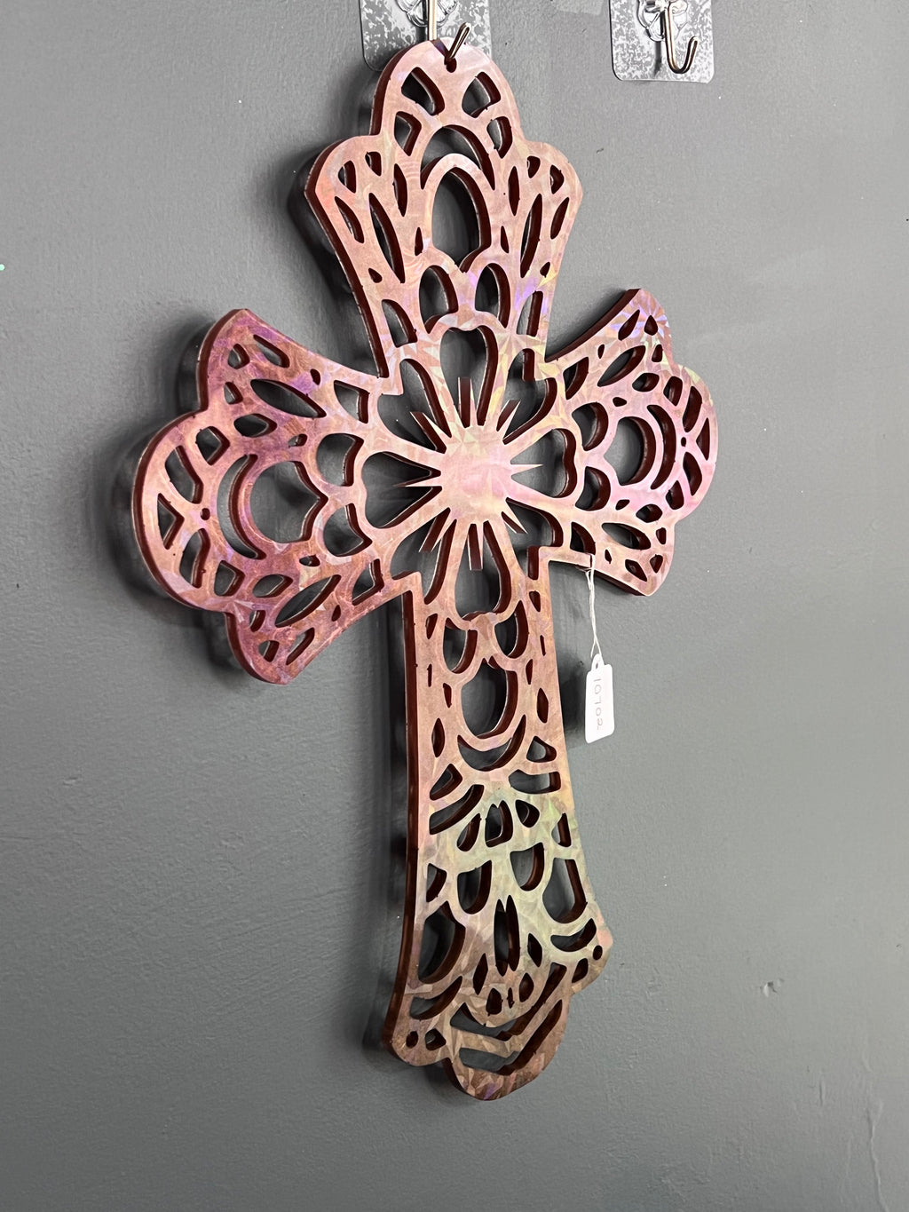 Holographic Resin Cross