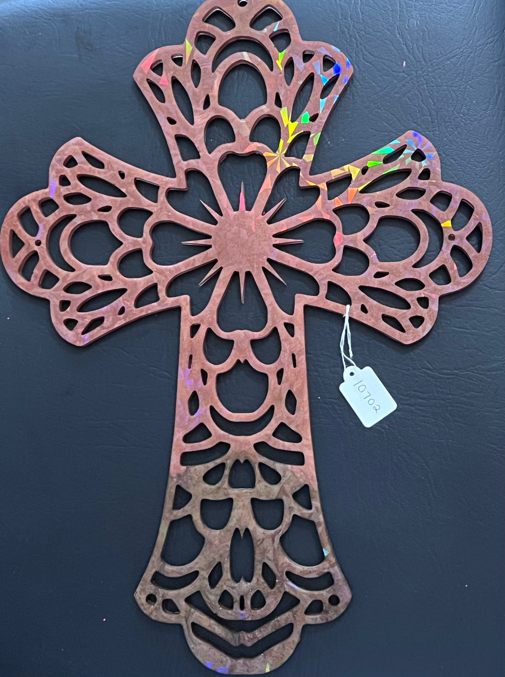 Holographic Resin Cross