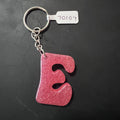 Handmade Resin “E” Initial Keychains