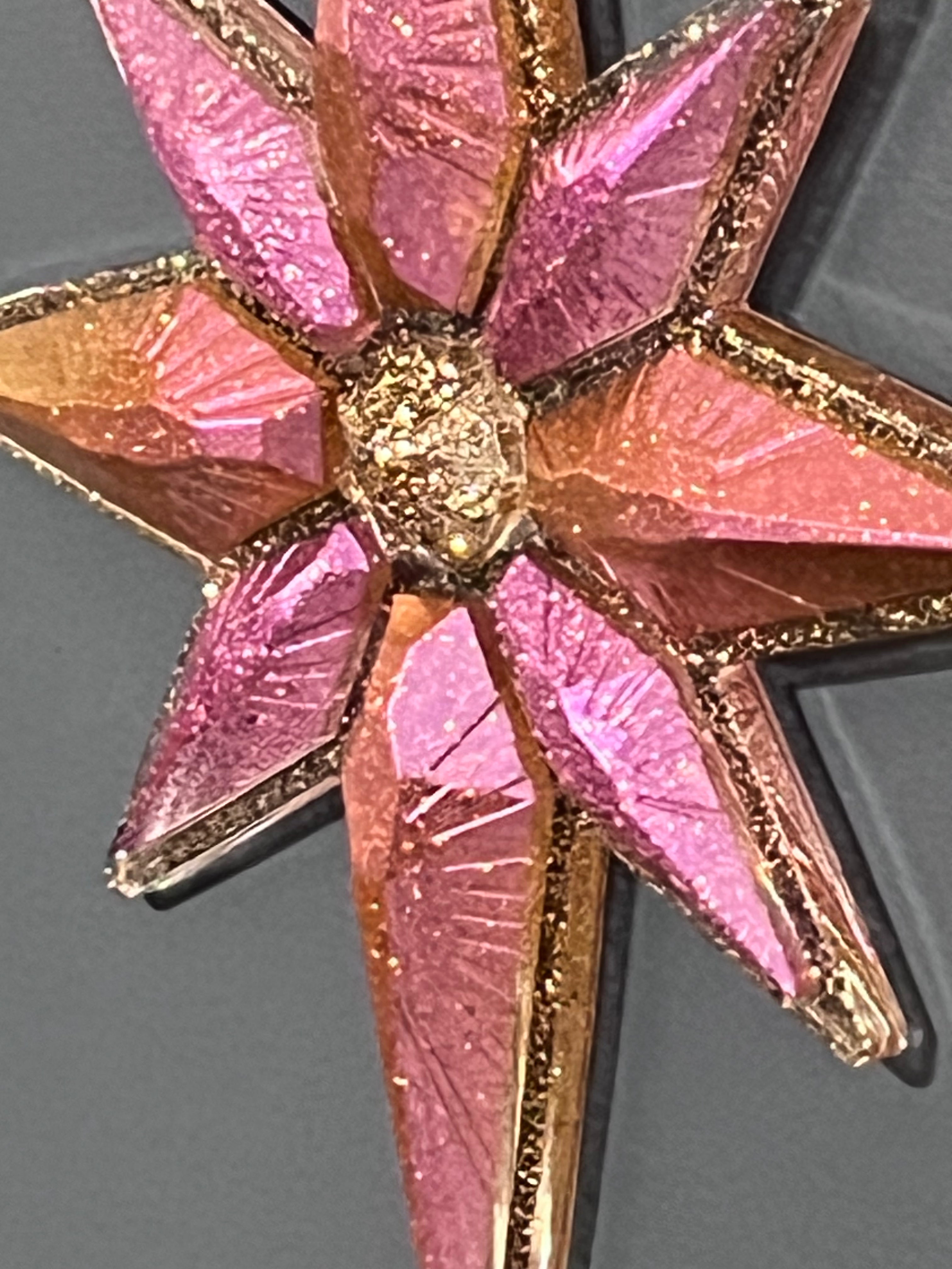 Handmade Resin Star Wall Decor