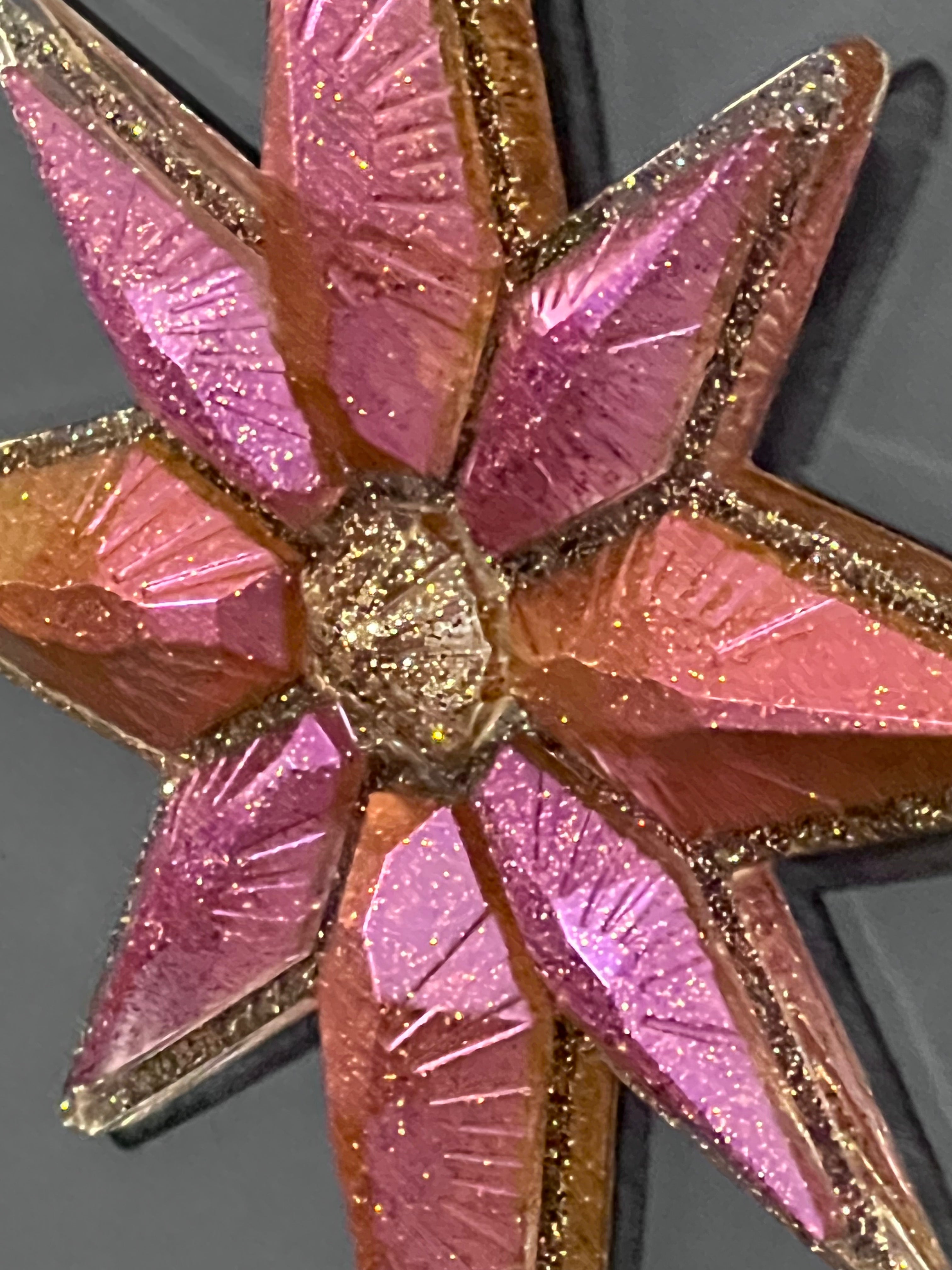 Handmade Resin Star Wall Decor