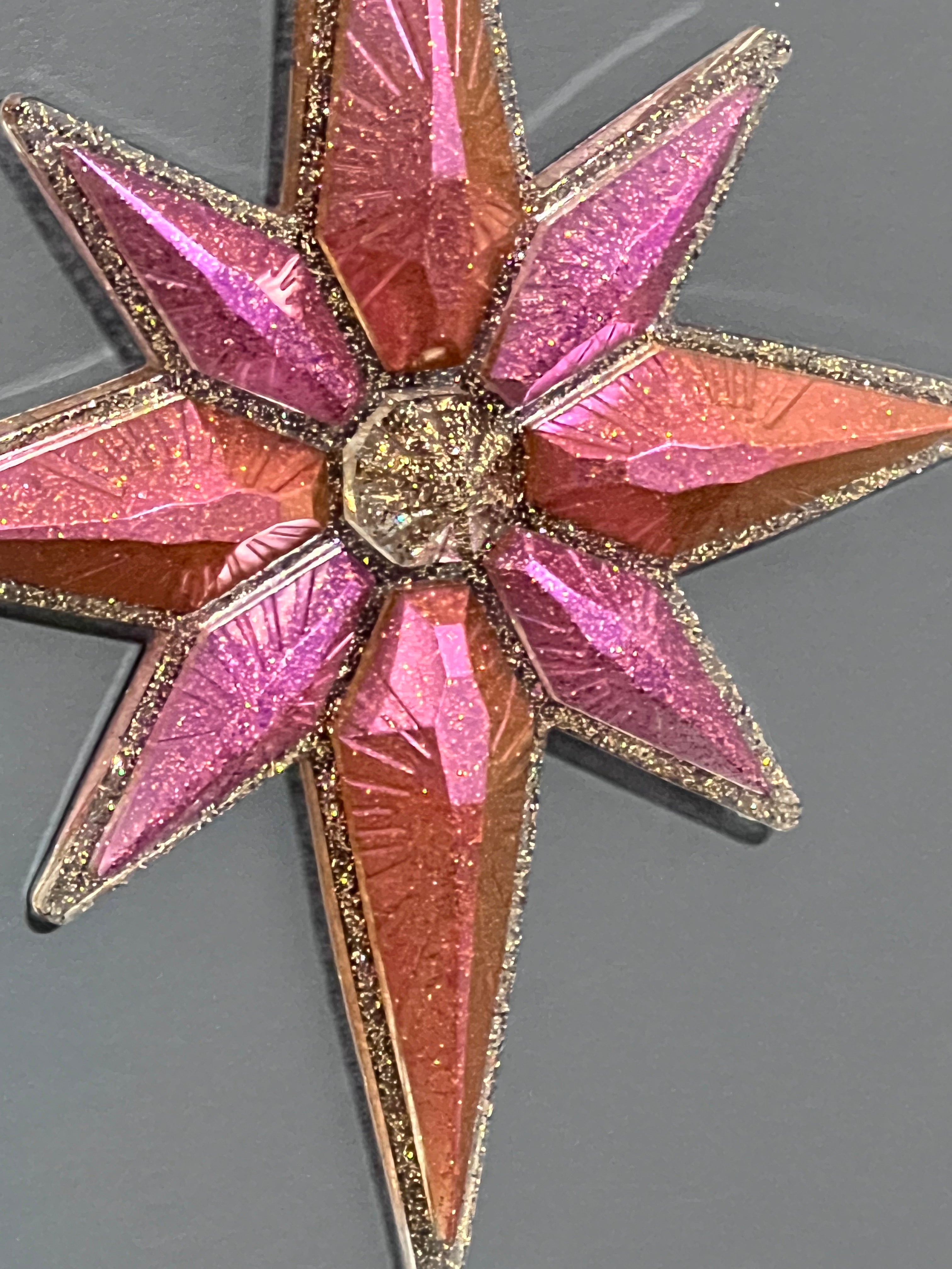 Handmade Resin Star Wall Decor