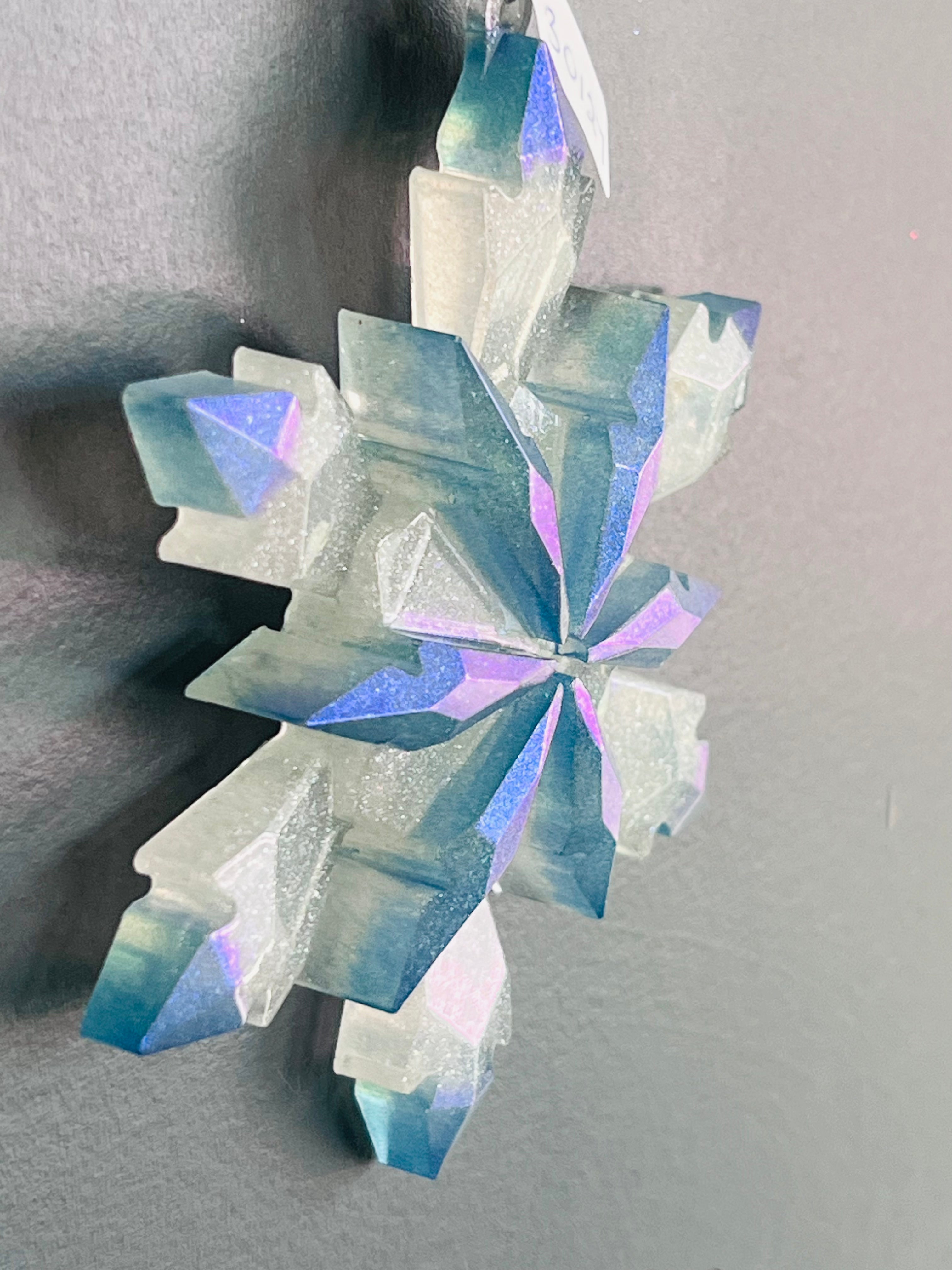 Galaxy Snowflake Ornament