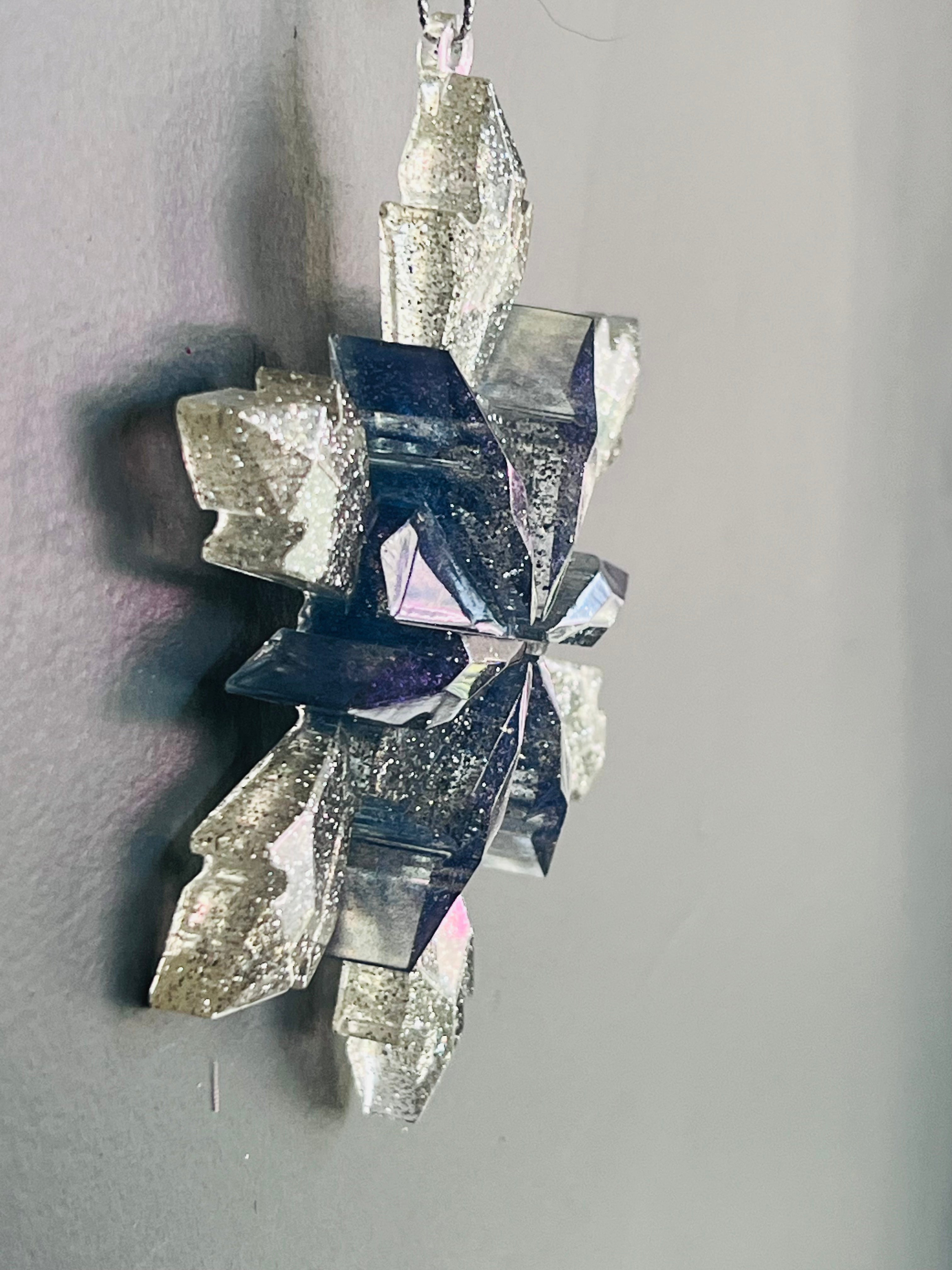 Galaxy Snowflake Ornament