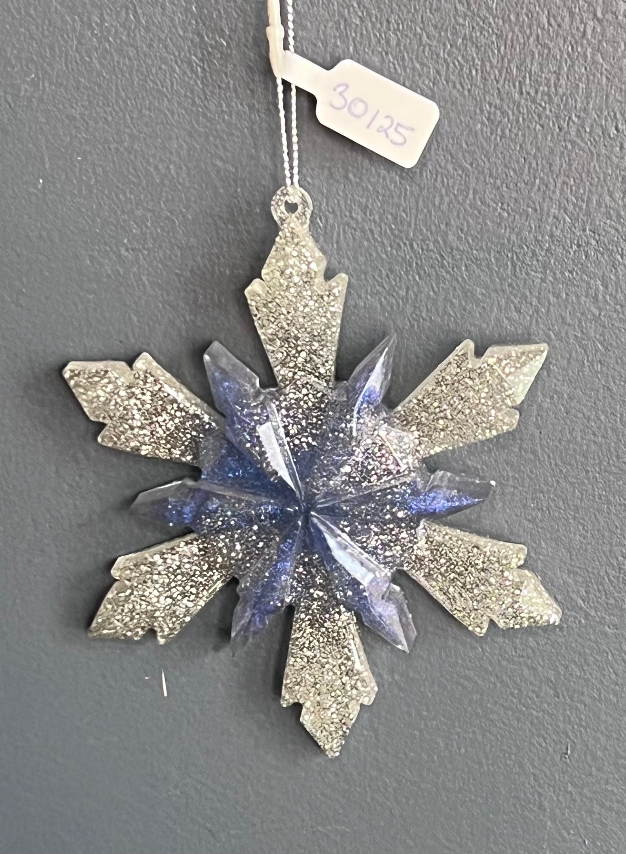 Galaxy Snowflake Ornament