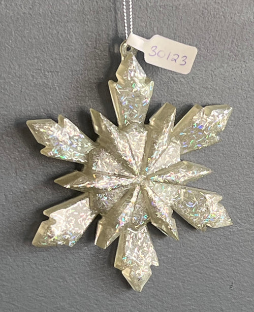 Galaxy Snowflake Ornament