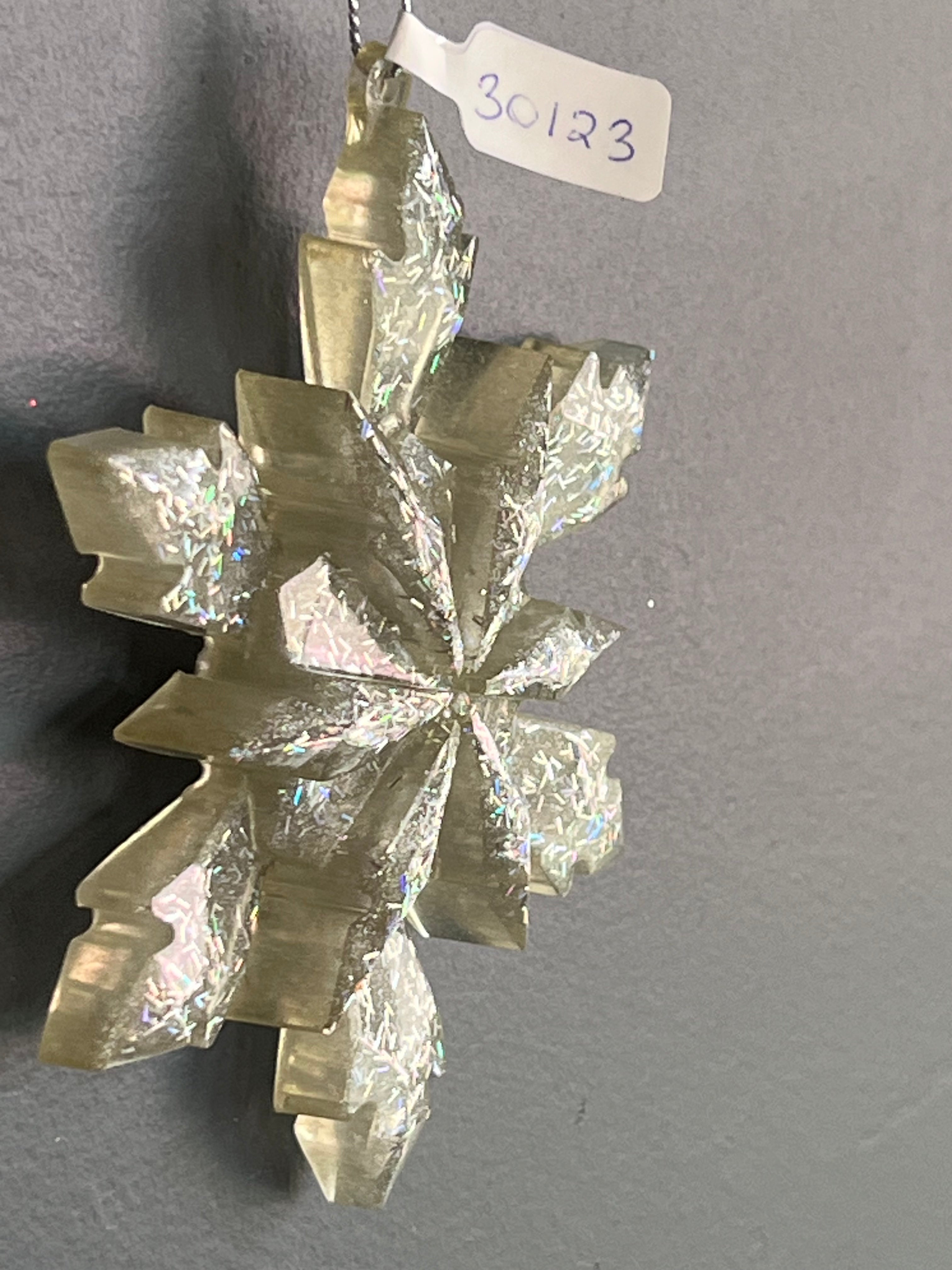 Galaxy Snowflake Ornament