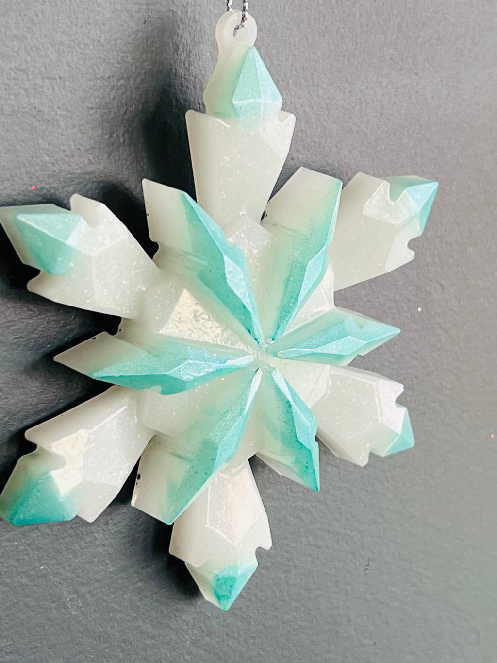 Galaxy Snowflake Ornament