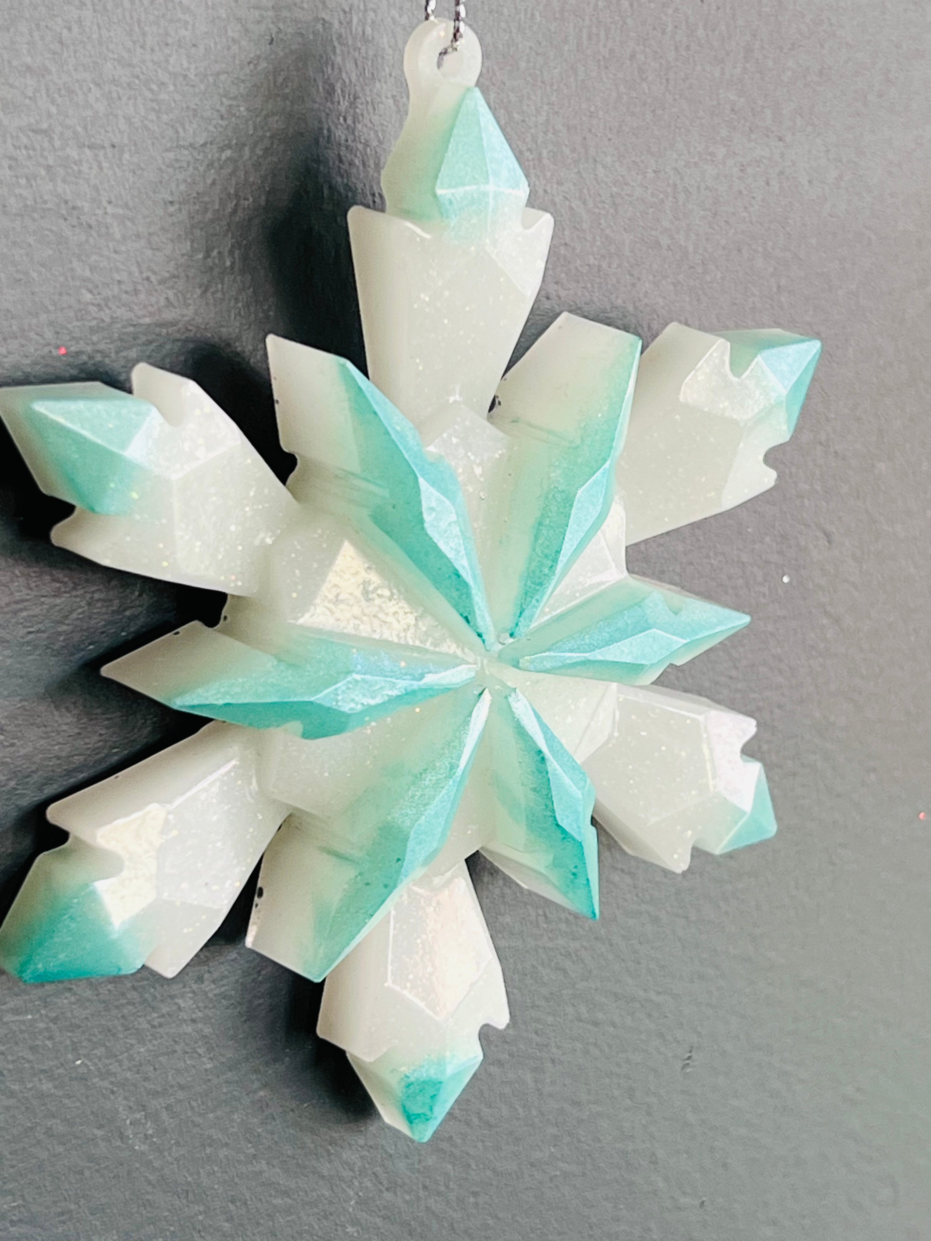 Galaxy Snowflake Ornament
