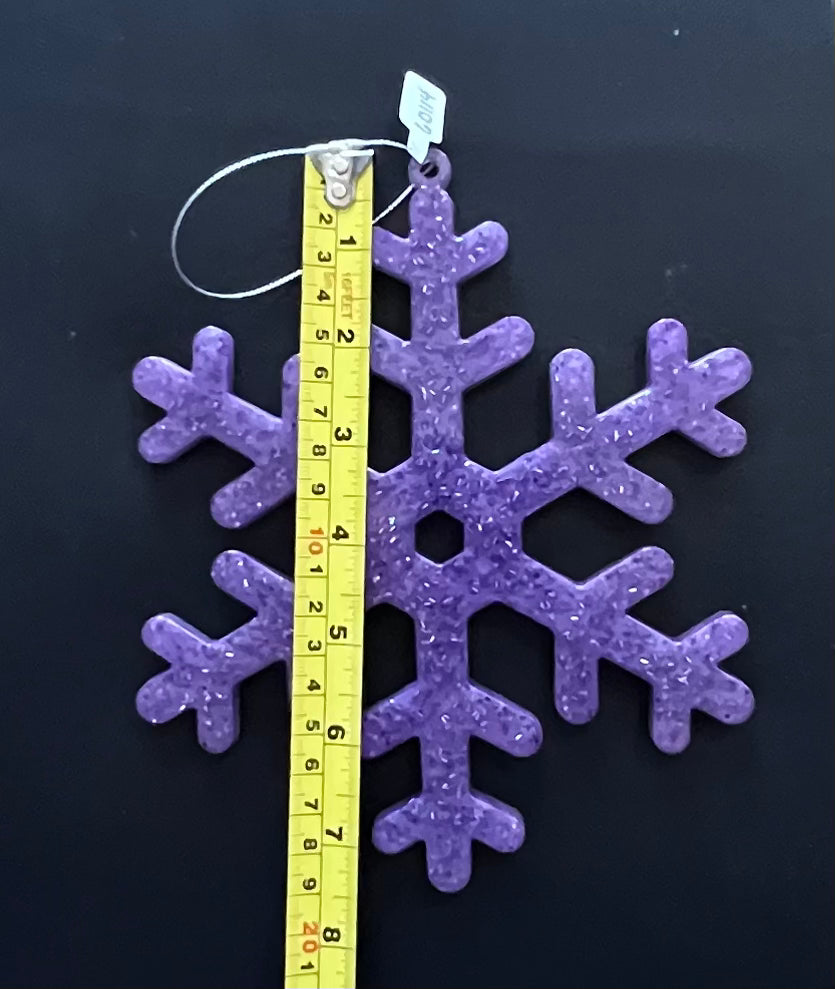 Snowflake Ornament - 8” Statement Size