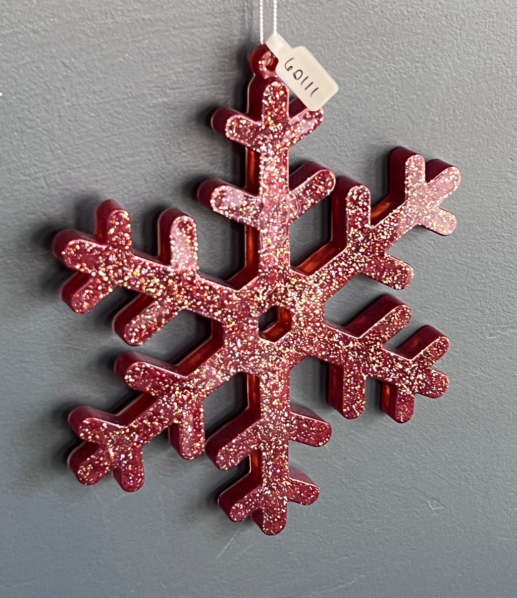 Snowflake Ornament - 8” Statement Size